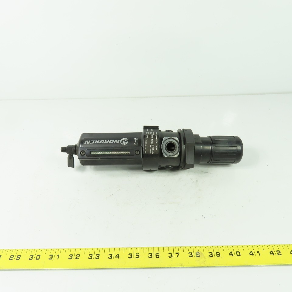 Norgren B64G-NAK-QD3-RMN Pneumatic Filter Regulator 250PSI Max 6-150PSI Range