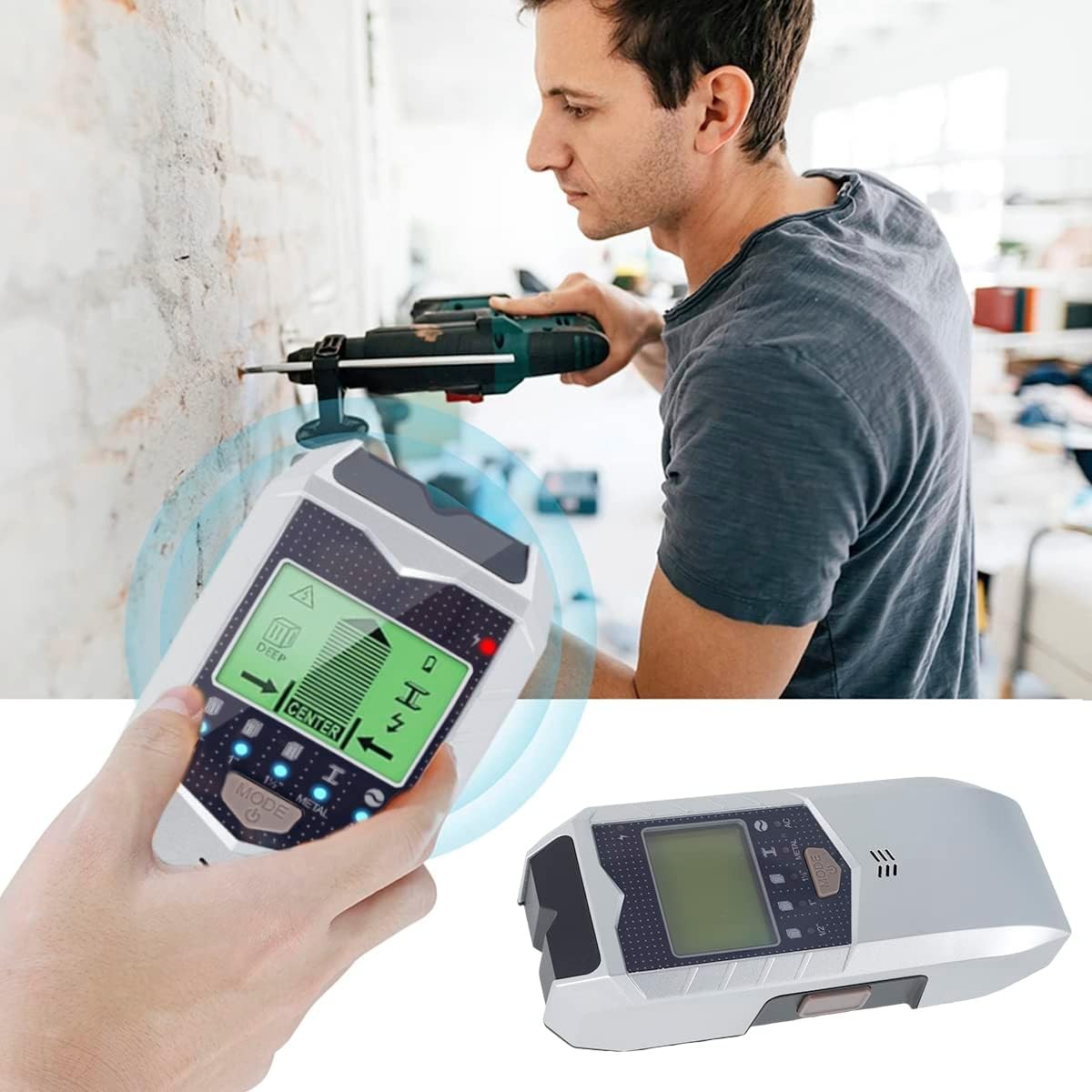 1pc Stud Finder Sensor,Wall Scanner Portable Electronic Detector without Battery