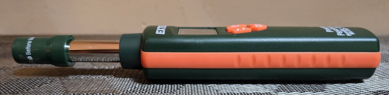 Extech Precision Psychrometer RH390 w/Case; Temp, Humidity, Dew Point, Wet Bulb