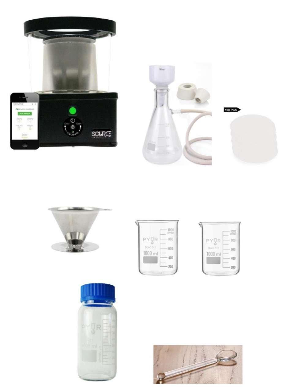 Source Turbo Simple Oil Extraction Machine W Phone App and Deluxe Accessory Kit