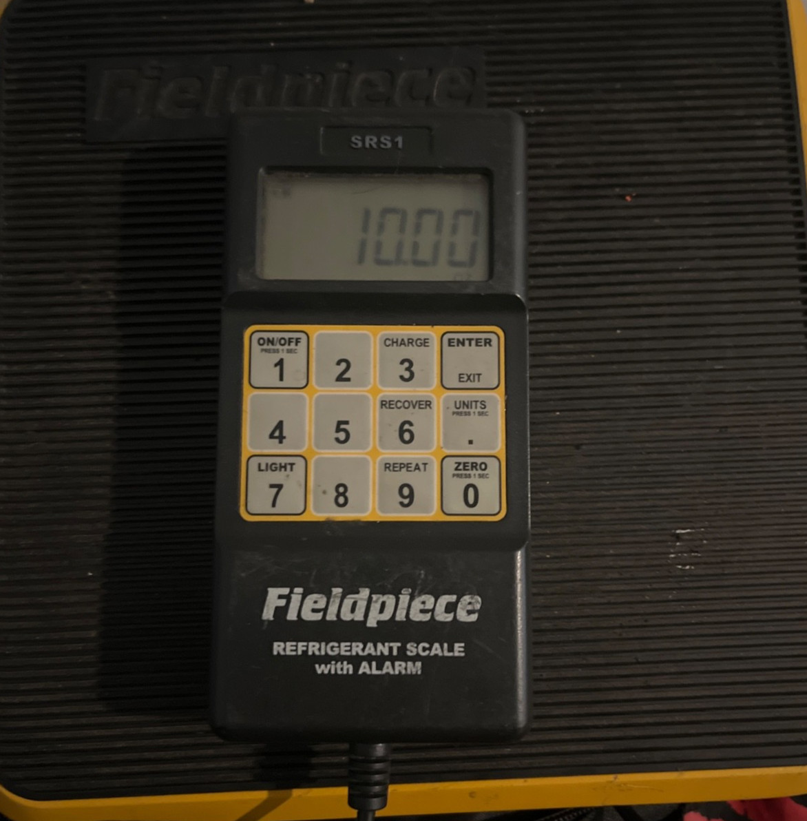 Refrigerant Scale SRS1 Fieldpiece SCALE Wireless with Remote Used