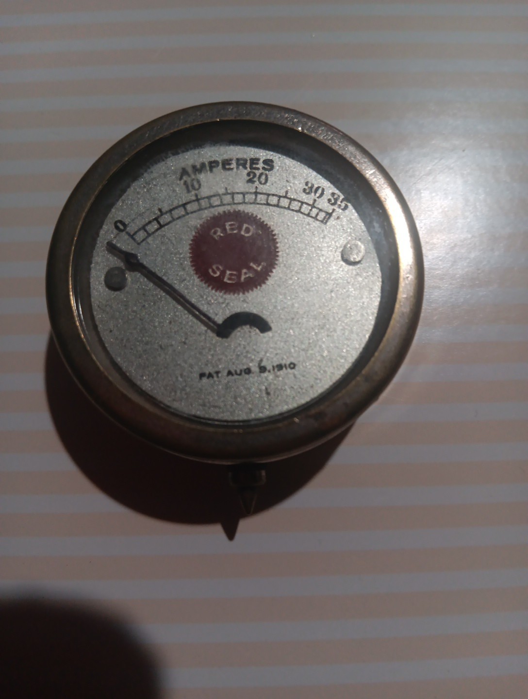 Vintage Red Seal Ampers Gauge Co.