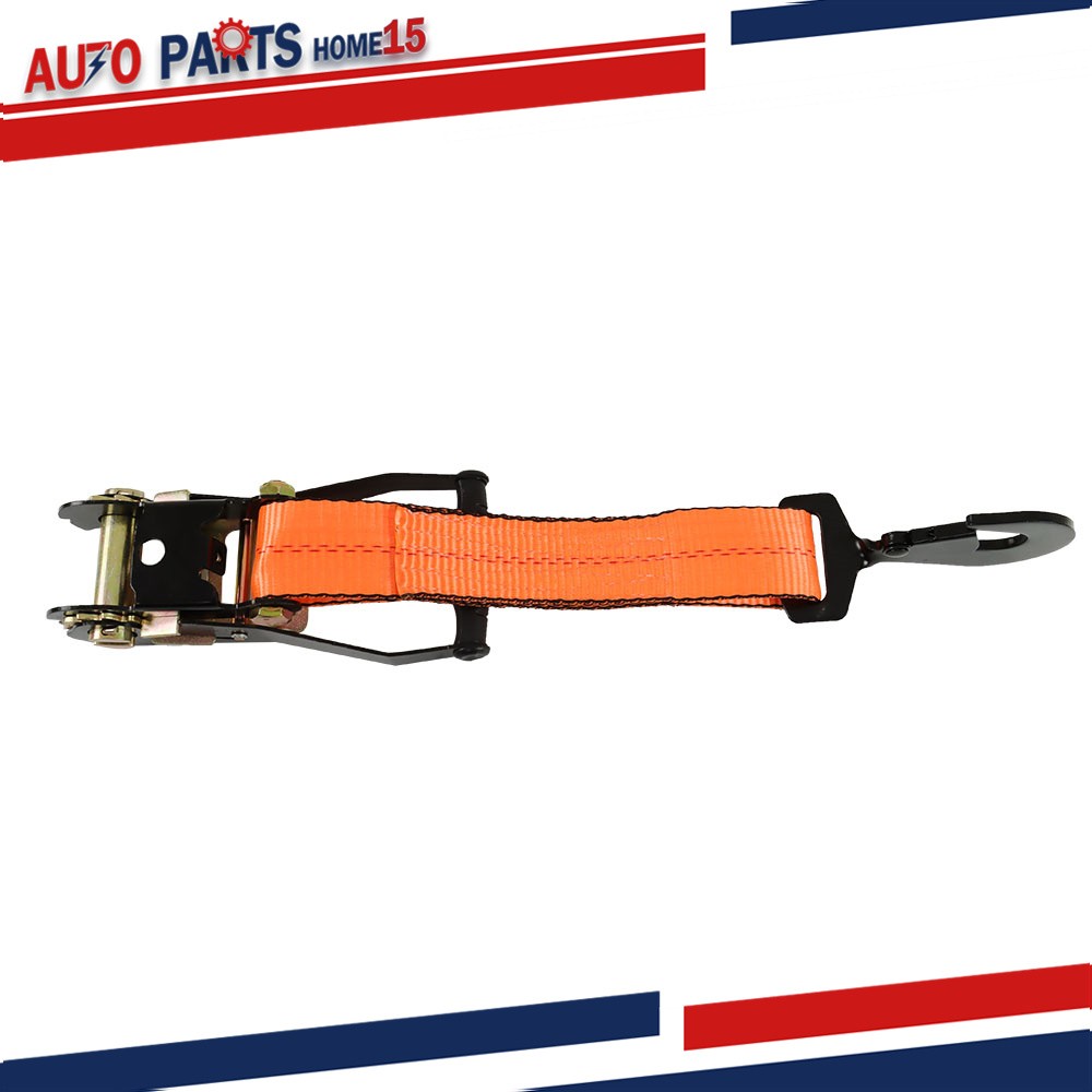Tie Down Combo Strap with Snap Hook Ratchet 2x114 Inch 4 Pack