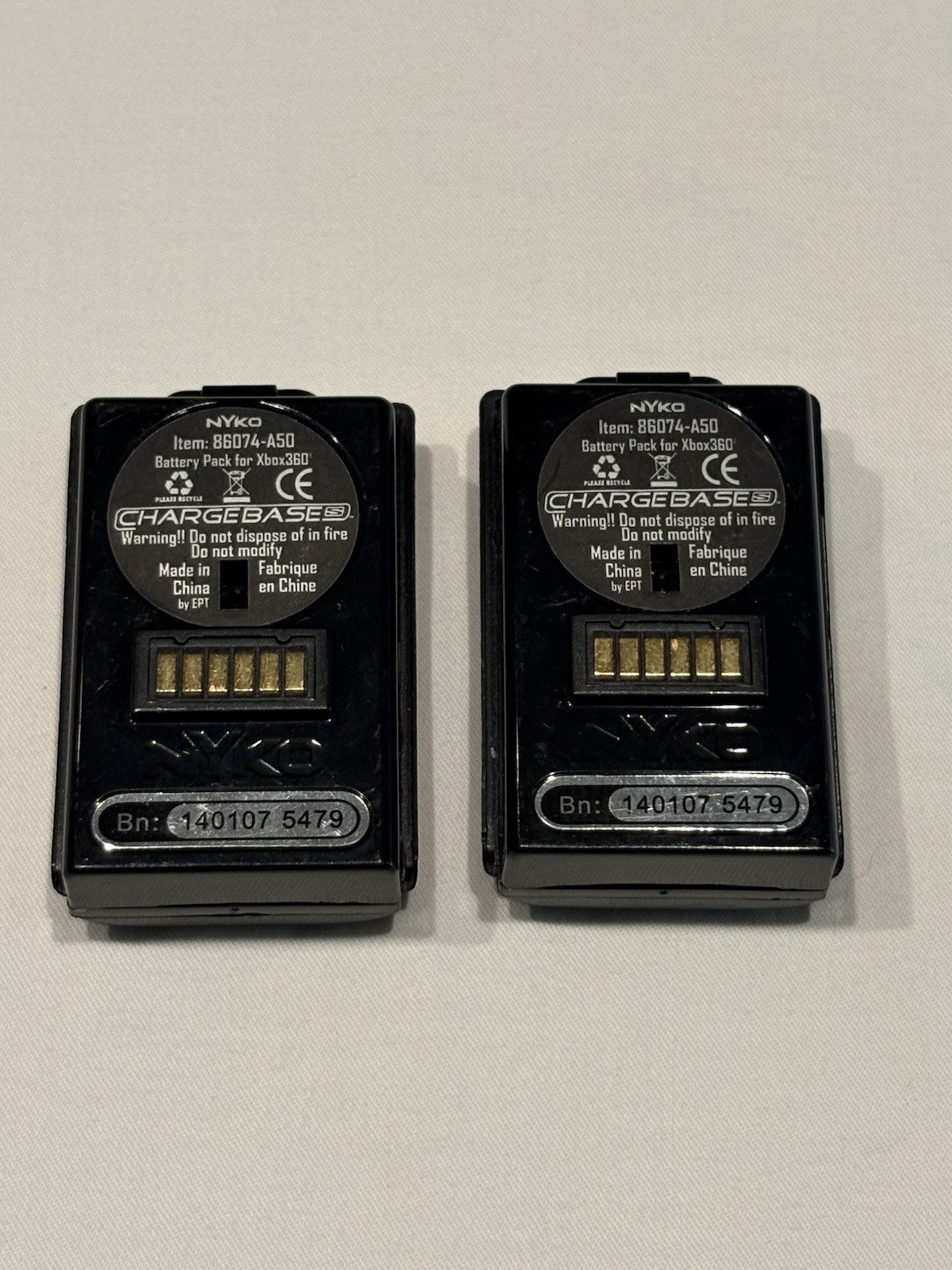 Lot of 2 🔥 Nyko - Xbox 360 Power Pack 360 Remote Rechargeable Battery 86074-A50