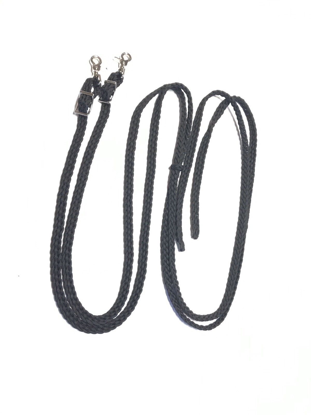 Flat Braided split  reins 5/8", Paracord Rein