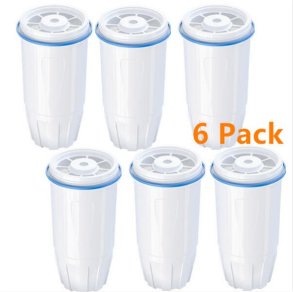 6x Water Filter Replacement for Zero Water ZR-017, ZR-001 Pitcher Water Filter