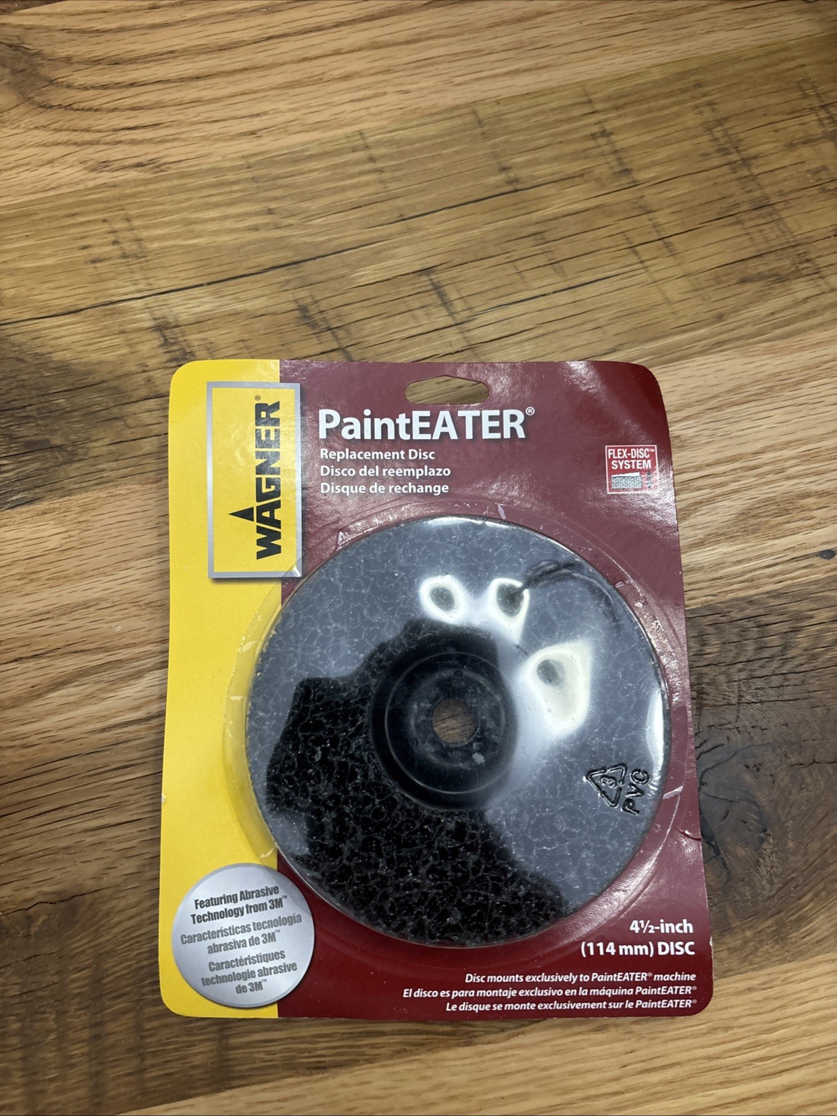 Wagner Paint Eater 4.5 in. Aluminum Oxide Center Mount Paint Eater Disc 100 Grit