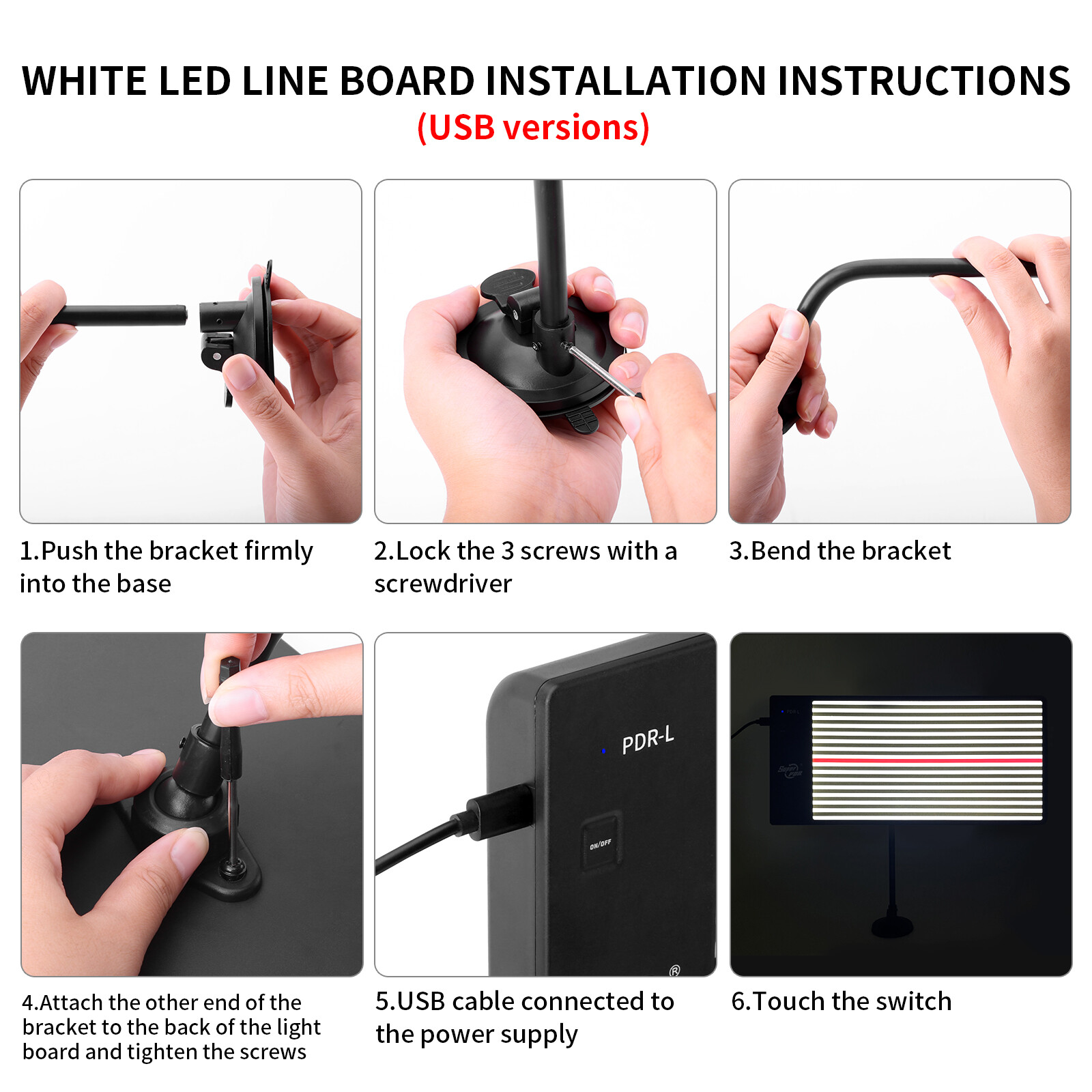 Removal Lamp Reflector LED Light Line Testing Board Paintless Dent Repair Tool