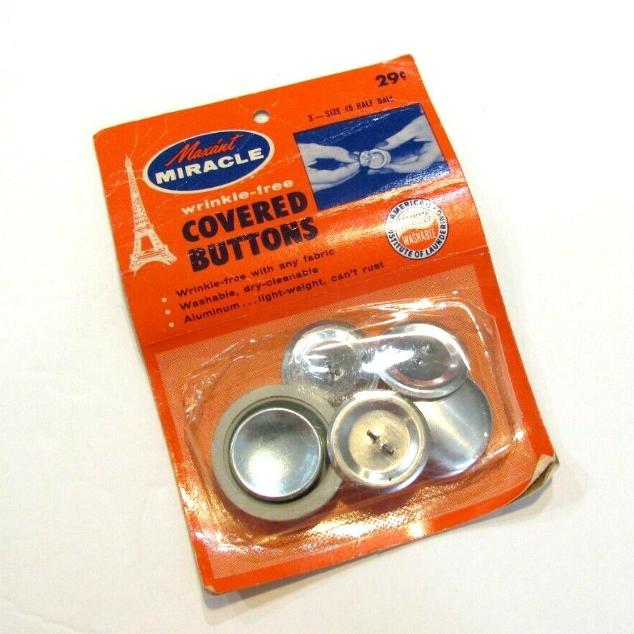 Create Your Own Covered Buttons Prims Maxant Miracle Wrinkle-Free Lot