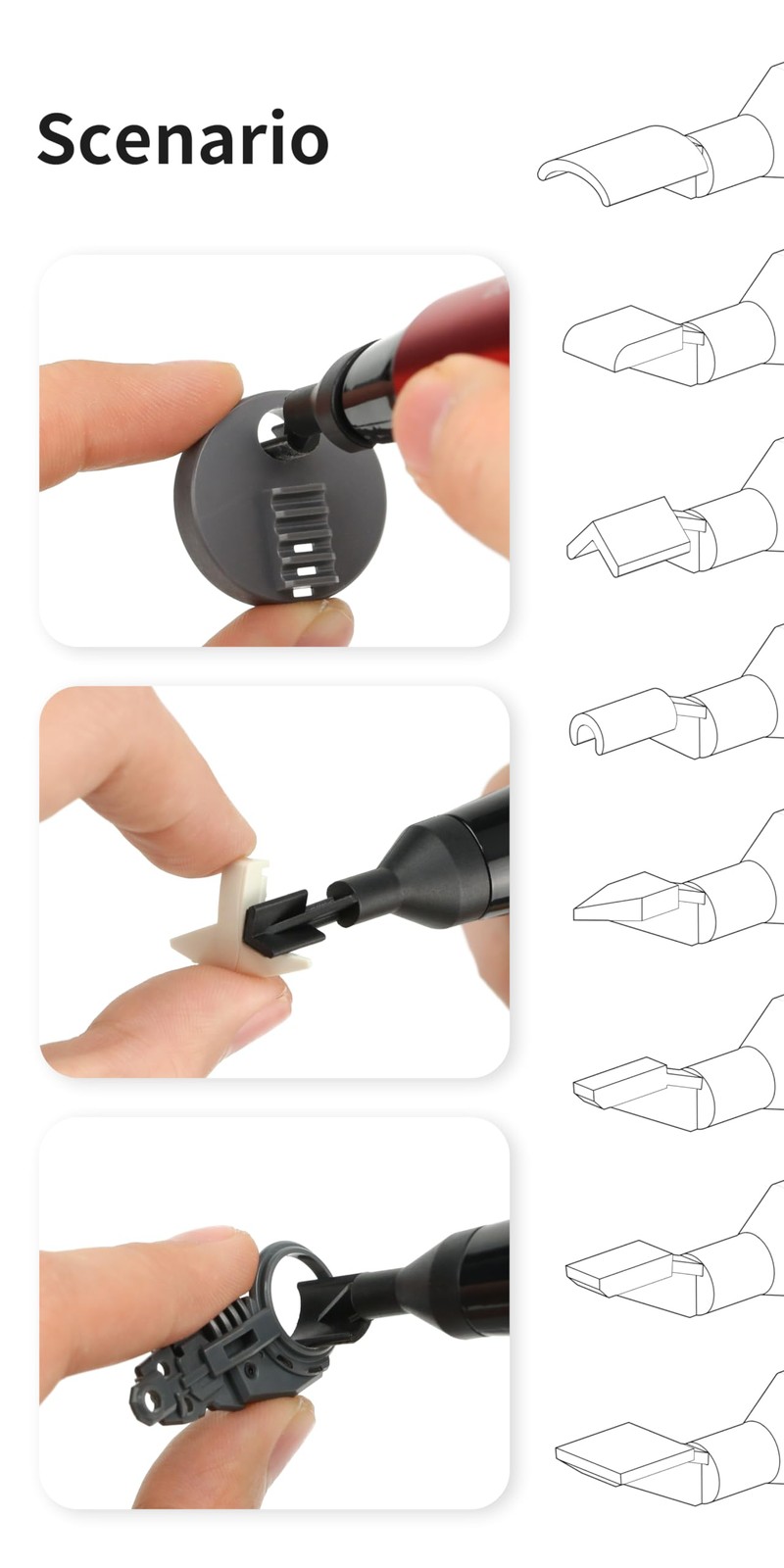 Electric Reciprocating Sander â€“ Precision Multi-Speed Sanding Tool with Fin...