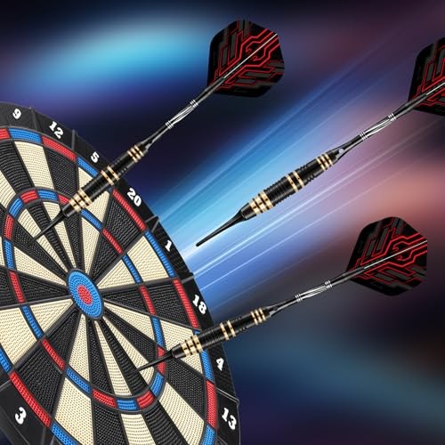 Soft Tip Darts – 3-Piece Set for Electronic 16g Soft Needle | Blue/Black