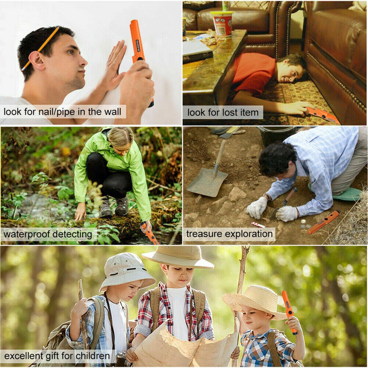 HandHeld Metal Detector Pro Pinpointer Pointer Probe Sensitive Tester Waterproof