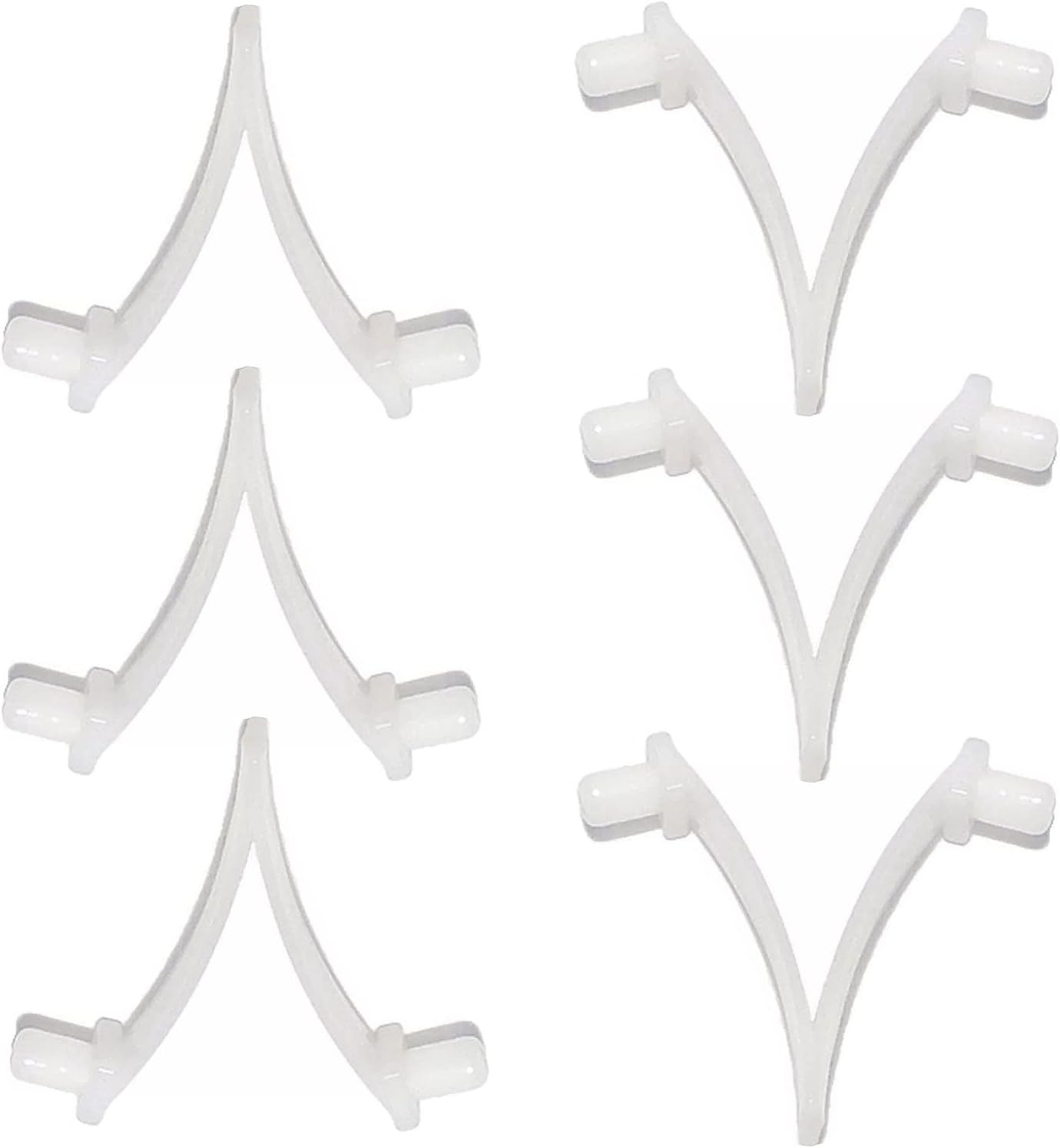 ATIE Butterfly Pool Clips - 6 Pack Attachment for Swimming White