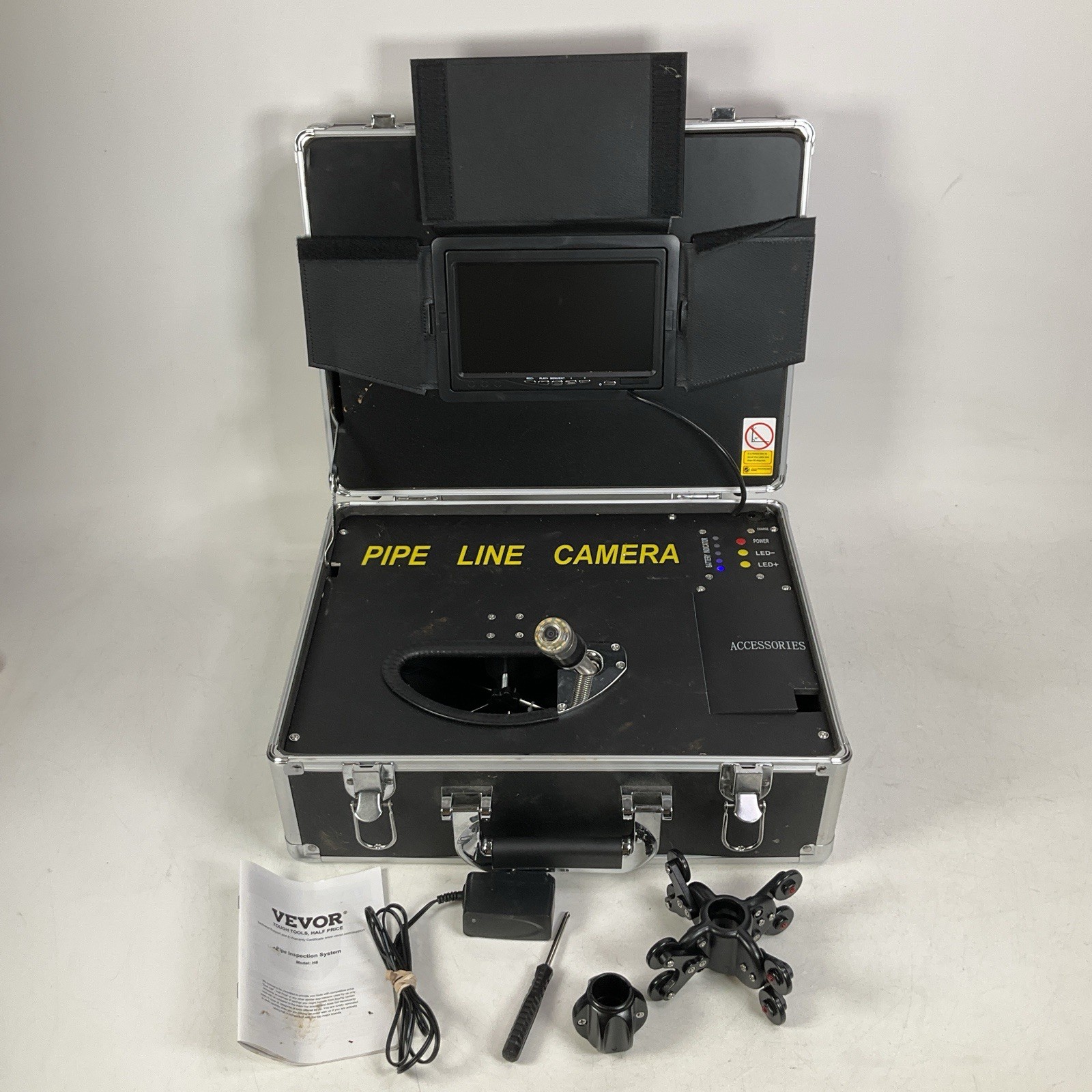 VEVOR H6 98Ft Sewer Inspection Camera Pipe Line Camera System With Case