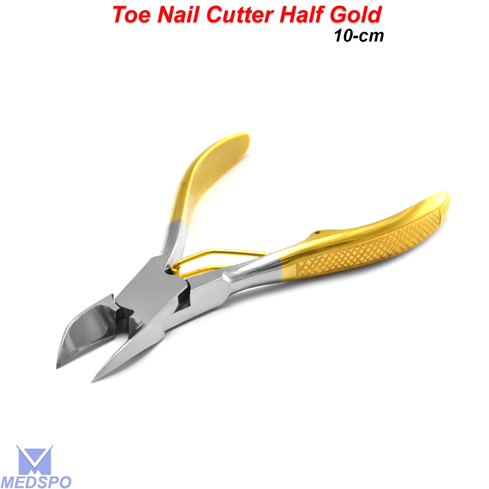Heavy Duty Thick Toe Nail Cutter Chiropody Podiatry Clipper Gold Handle Tools