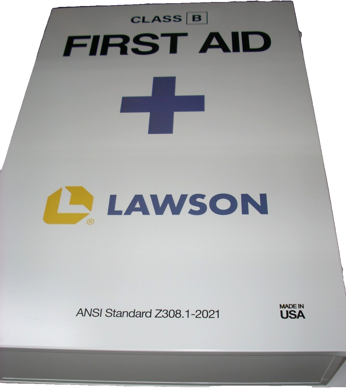 Kent K622-088 Jumbo Metal First Aid Medical Cabinet, Class B Stocked with Dent