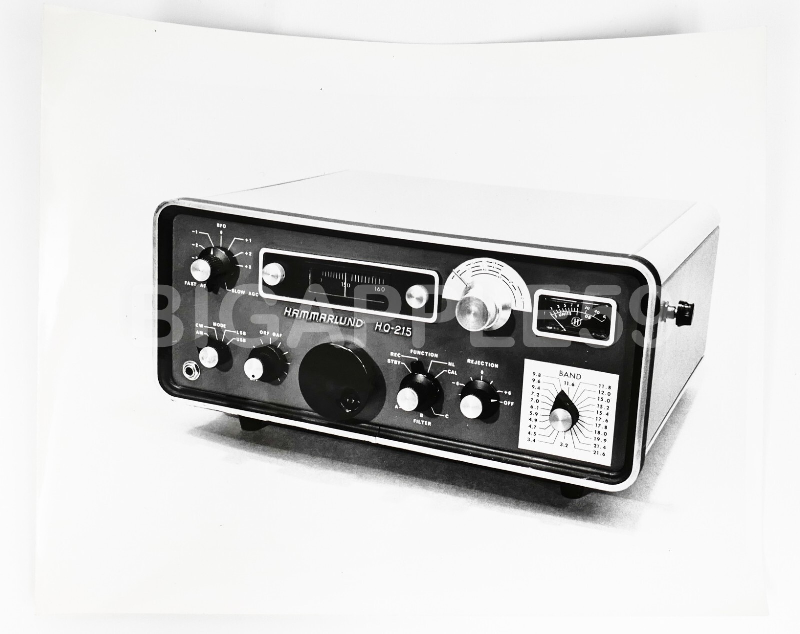 SCARCE Hammarlund 1960's HQ-215 Radio Receiver Advertising Promotional Pic