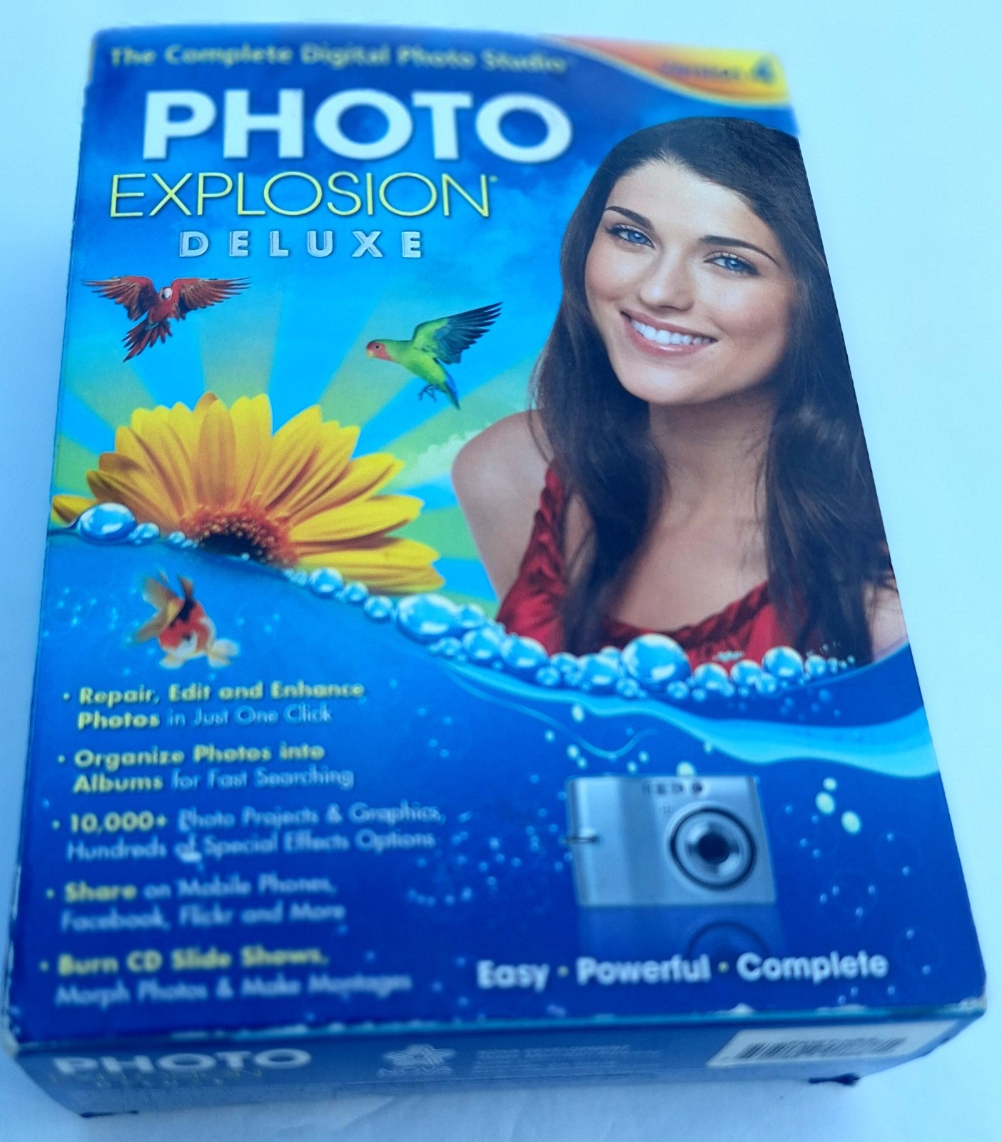 NOVA Photo Explosion Deluxe Version 4 In Original Box Runs on Windows XP thru 7