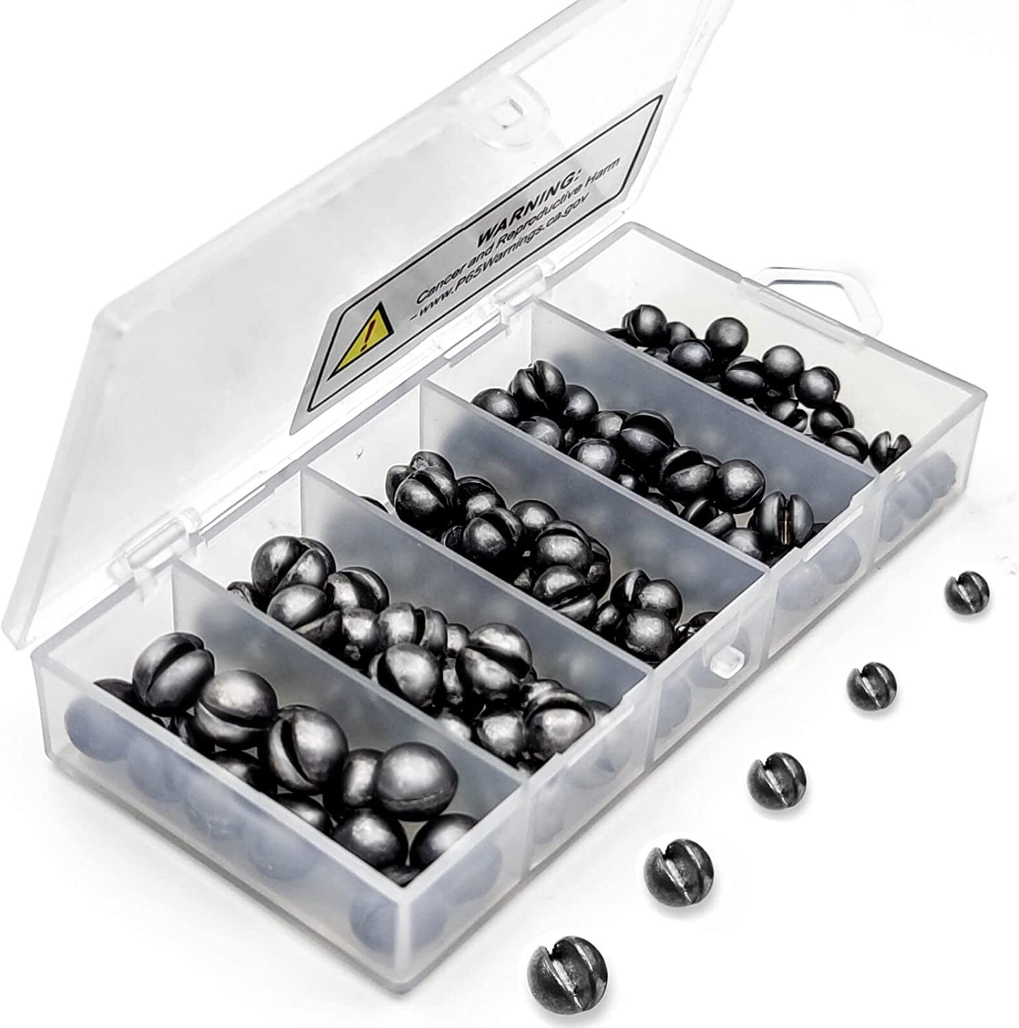 120PCS/200PCS Fishing Weights Sinkers - Premium Split Shotfishing Weights Sinker