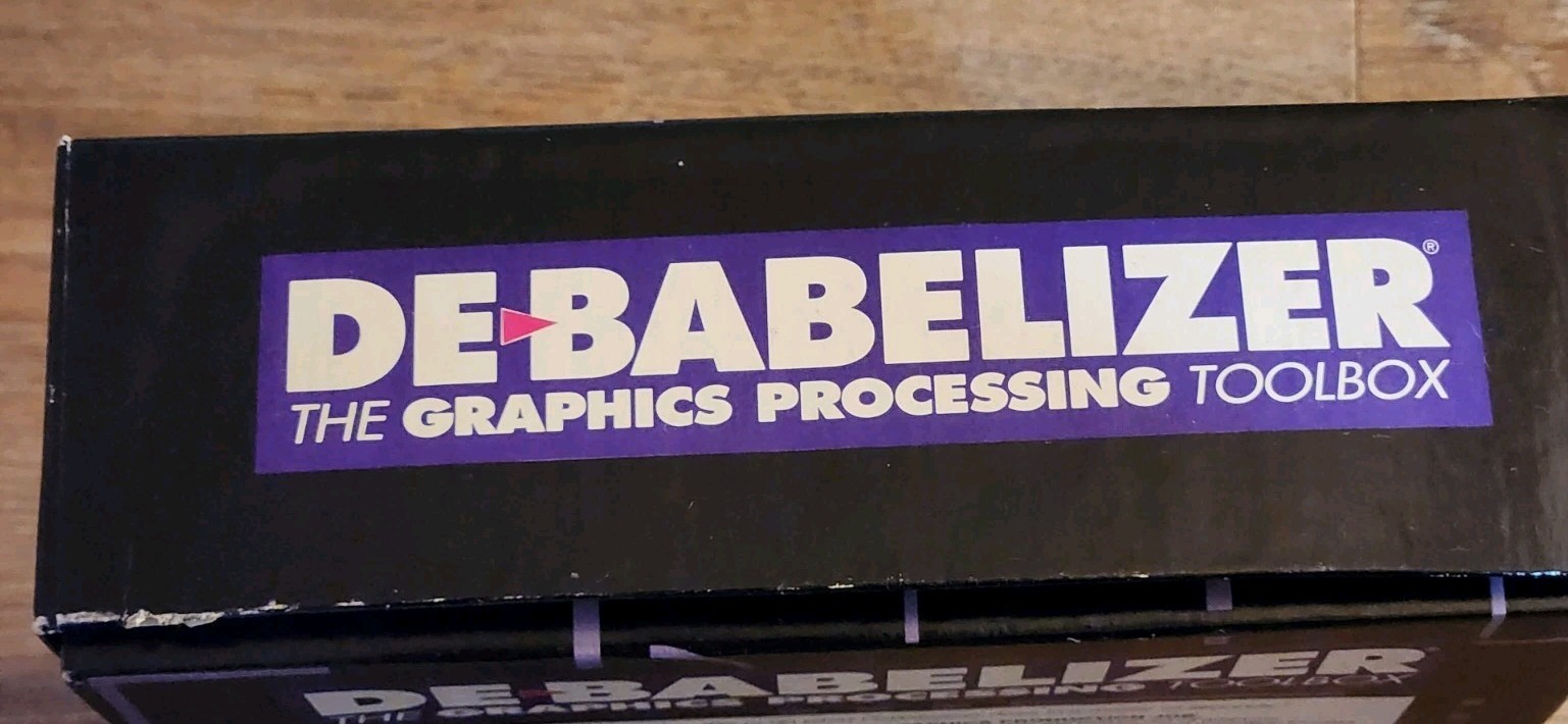 Vintage DeBabelizer Graphics Processing Toolbox Mac