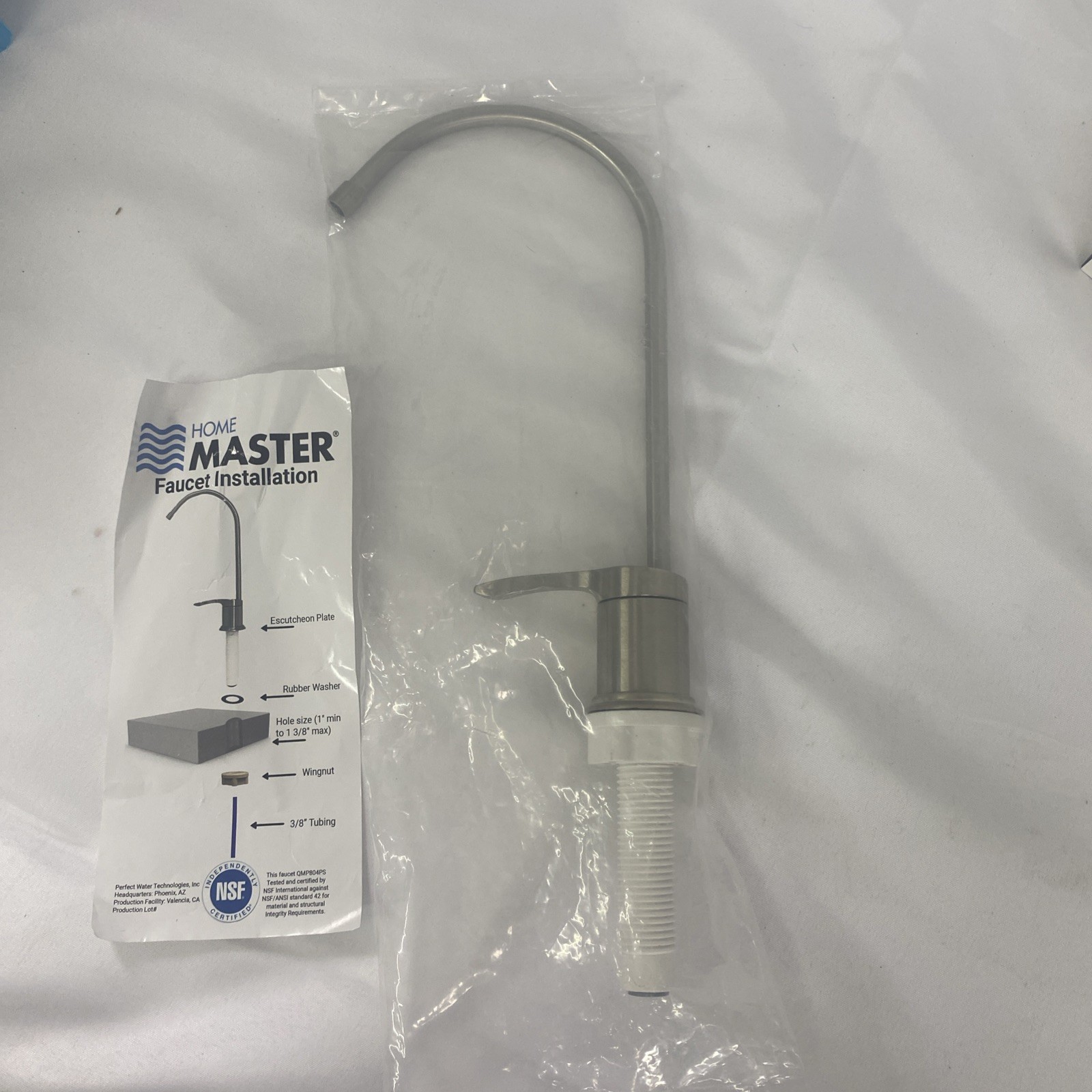 Home Master Faucet Luxury Standard RO Faucet Brushed Nickel