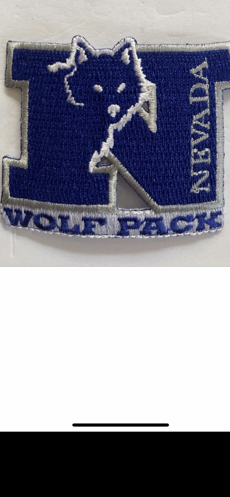 University Of Nevada Wolfpack Wolf Pack Vintage Iron On Patch 2.5” X 2” A1