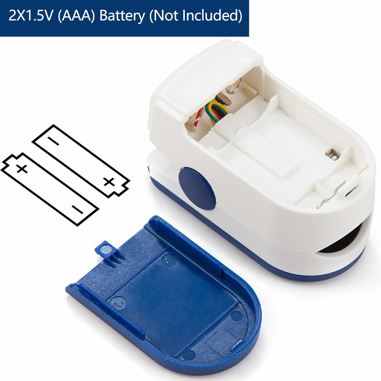 Finger Tip Pulse Oximeter Blood Oxygen Sensor tester SpO2 Heart Rate Monitor LED