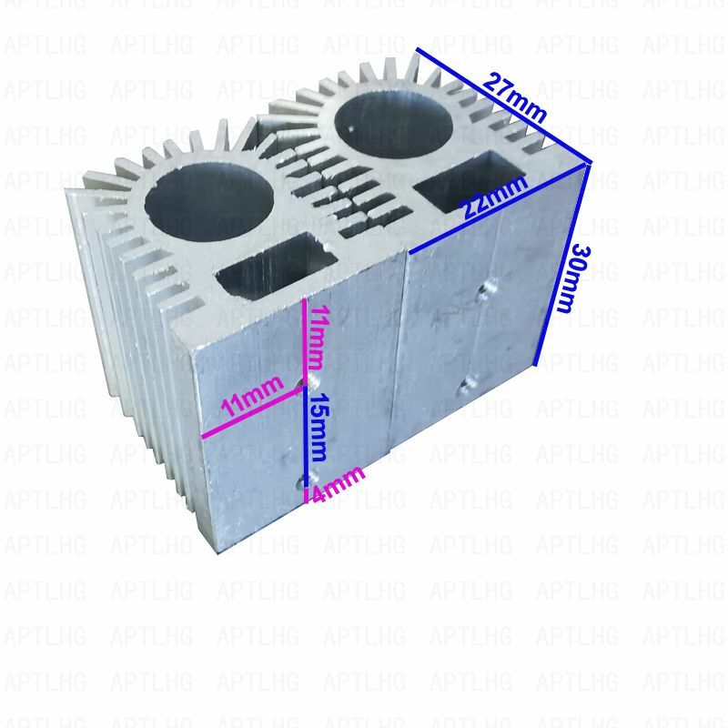 8pcs Professional Cooling Heatsink/ Heat Sink for 12mm Laser Diode Module