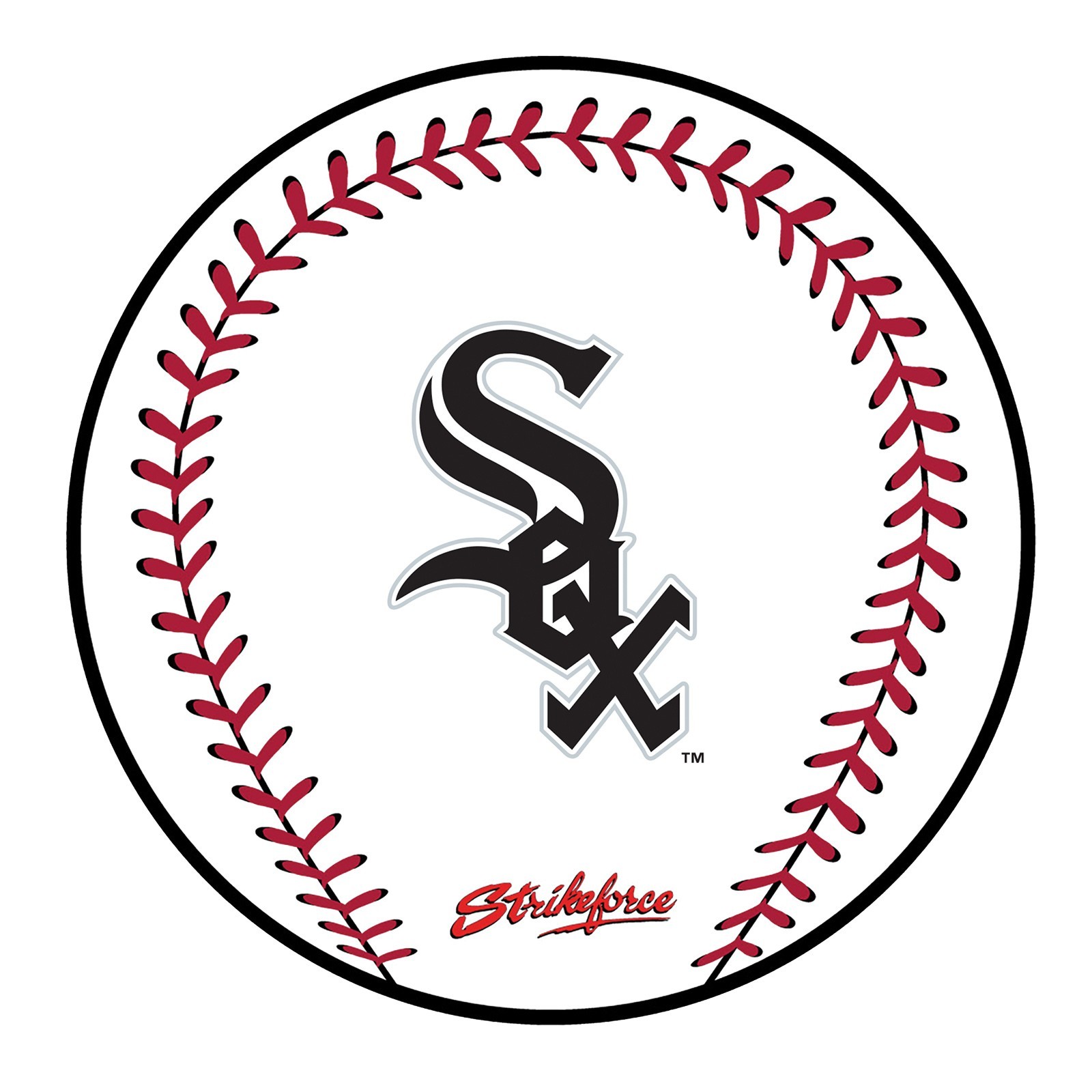 KR Strikeforce MLB Chicago White Sox Round Rubber Bowling Shammy