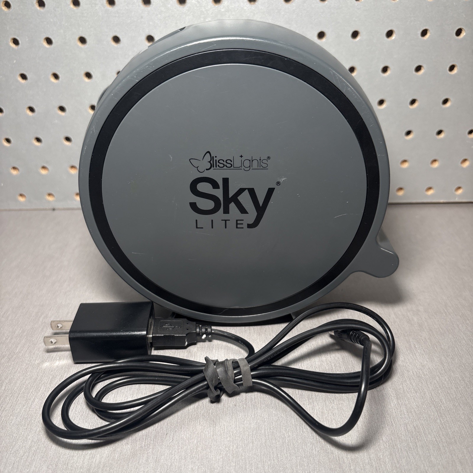 BlissLights Sky Lite LED Star Projector Gray 900-00052-A Tested Working