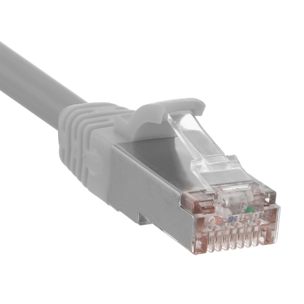 Ethernet Patch Cable CAT6, F/UTP, 26AWG, 7 Ft, 5 pack, Gray