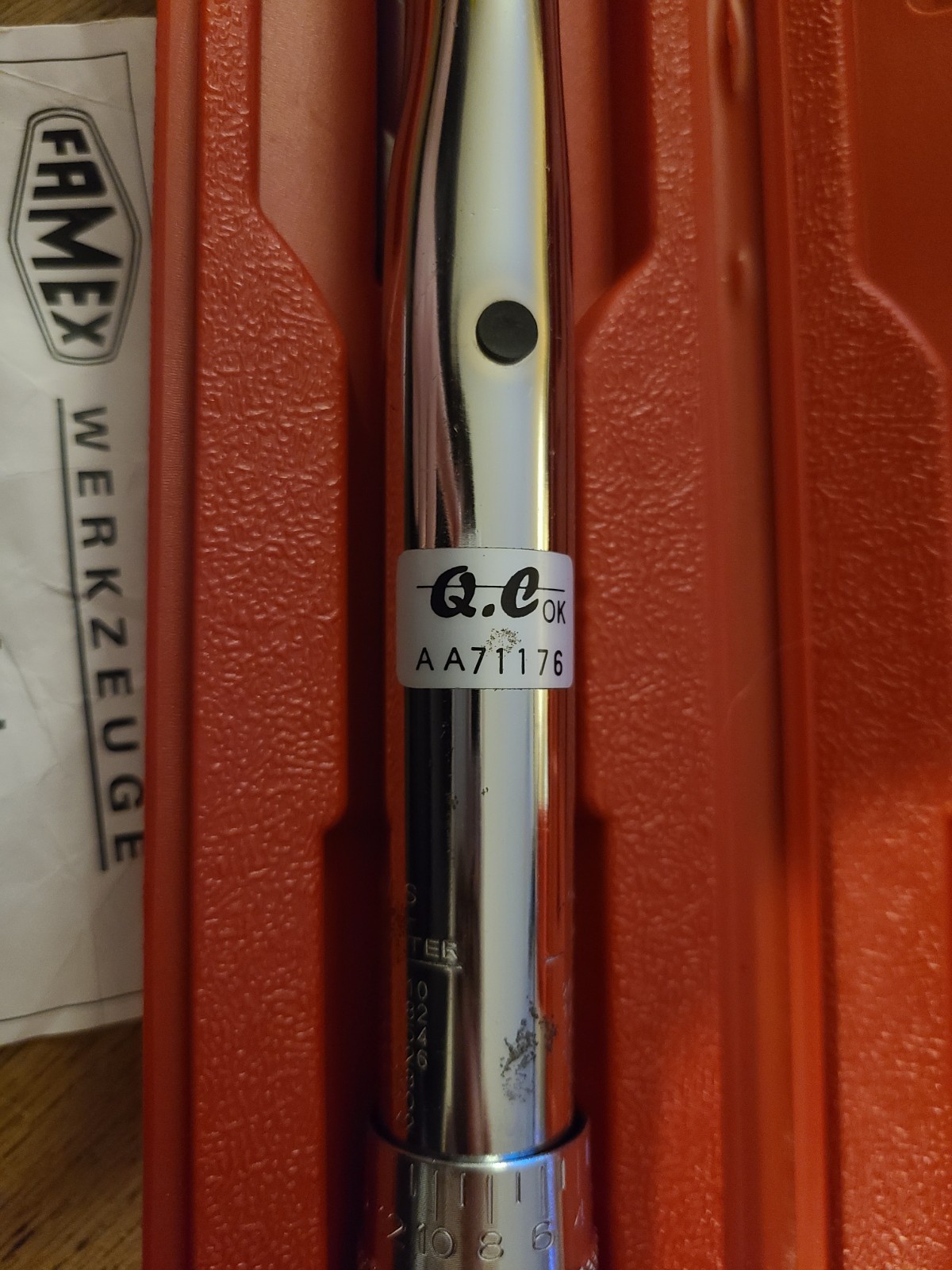 Famex Torque Wrench DIN-ISO 6789