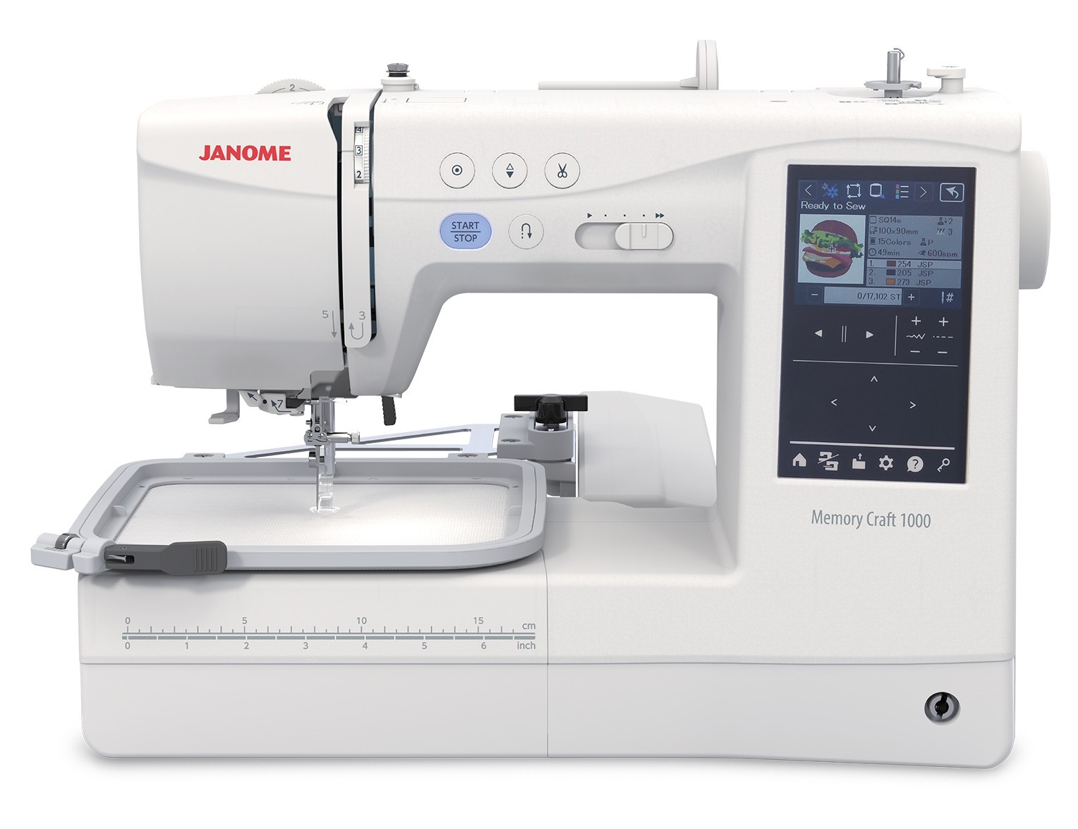 Janome Memory Craft 1000 Combo Sewing and Embroidery Machine