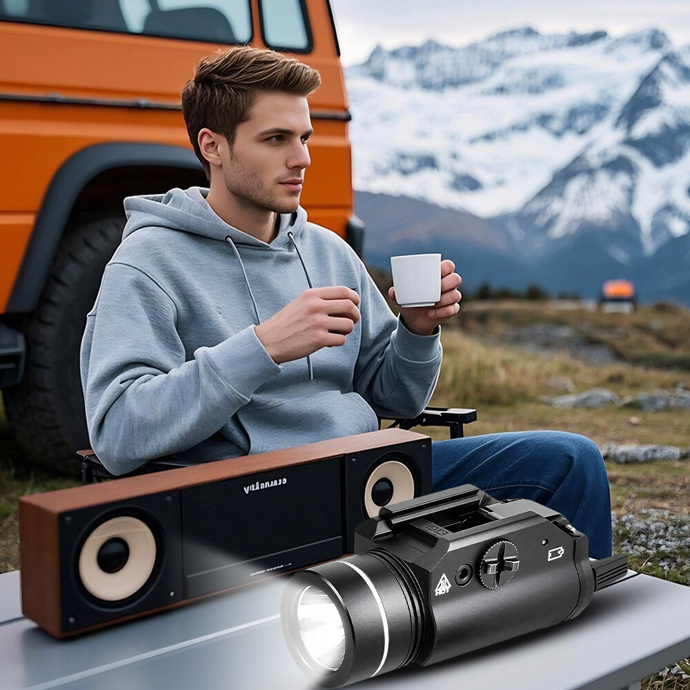LED Strong Flashlight 1000LM Tactical Lighting Waterproof Outdoor Training Tool
