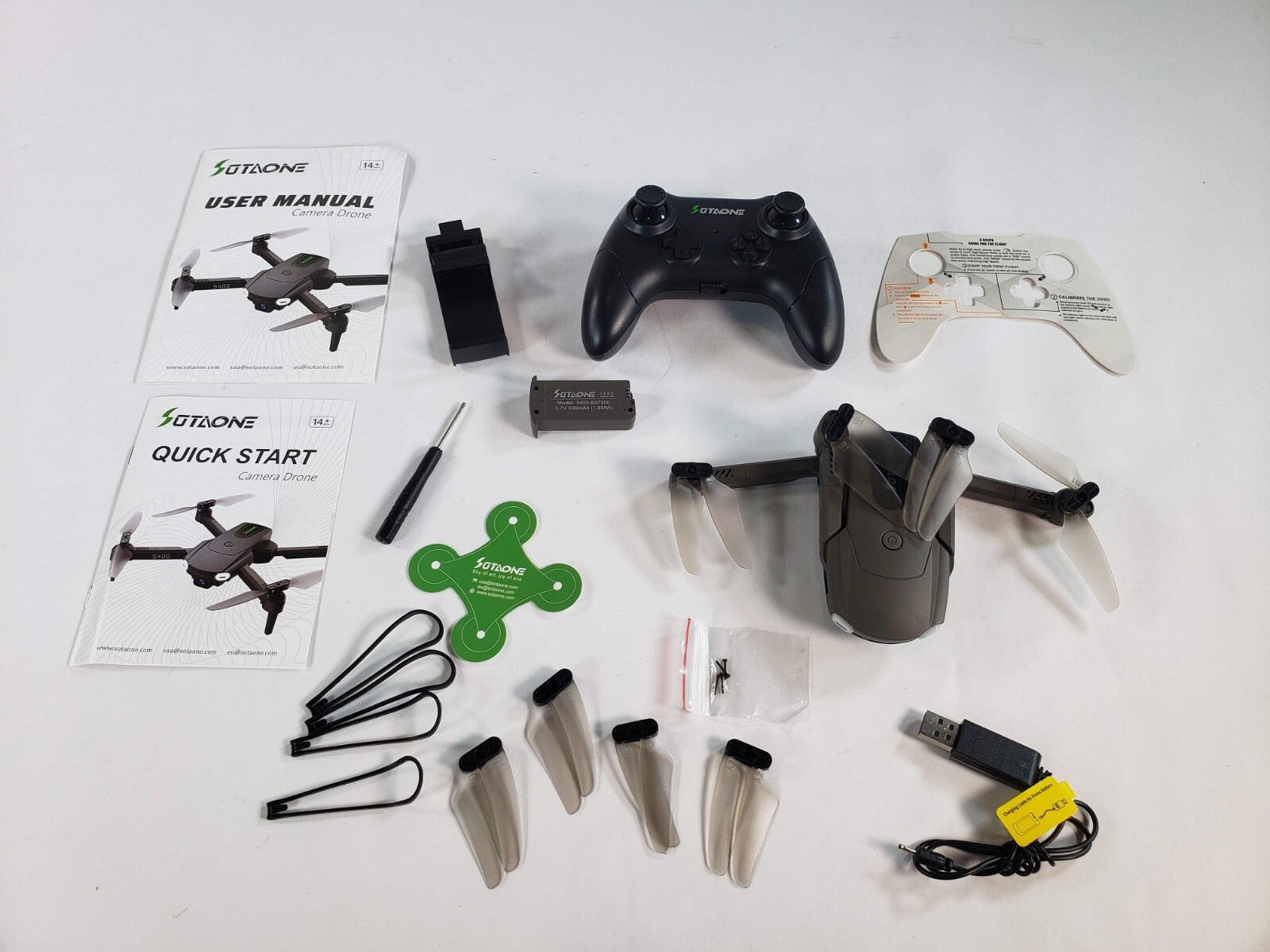 SOTAONE S400 Drone with Camera for Adults Kids, 1080P HD Foldable Mini Drone