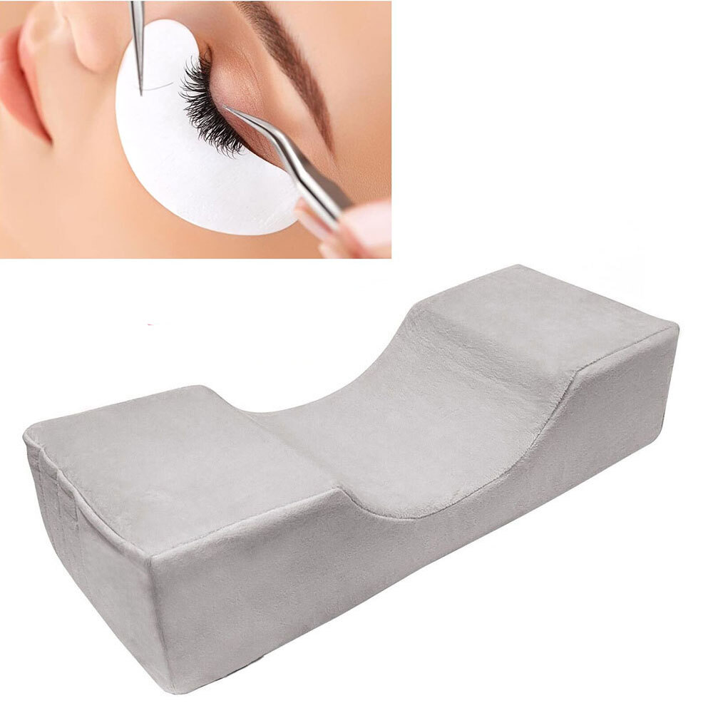 Soft Velvet Lash Grafting Eyelash Extension Memory Foam Neck Pillow Makeup Salon