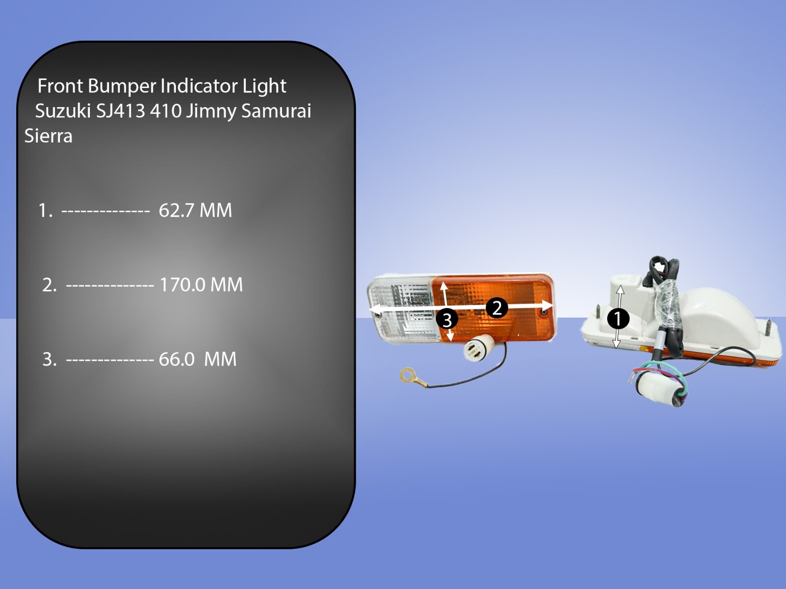 Suzuki Samurai Turn Tail Brake Marker Complete Set of Lights OEM