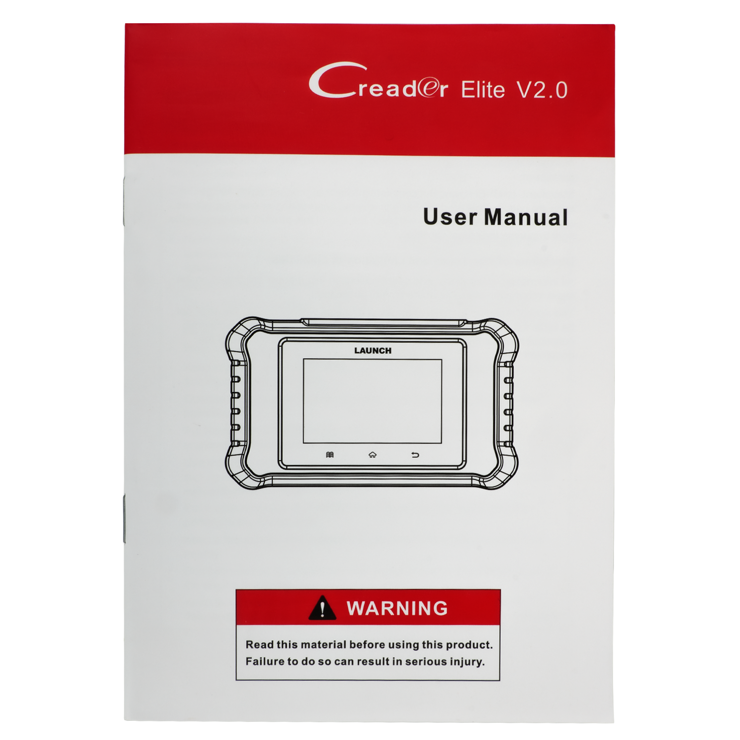 LAUNCH Creader Elite V2.0 For Mercedes-Benz Bidirectional OBD2Scanner ECU Coding