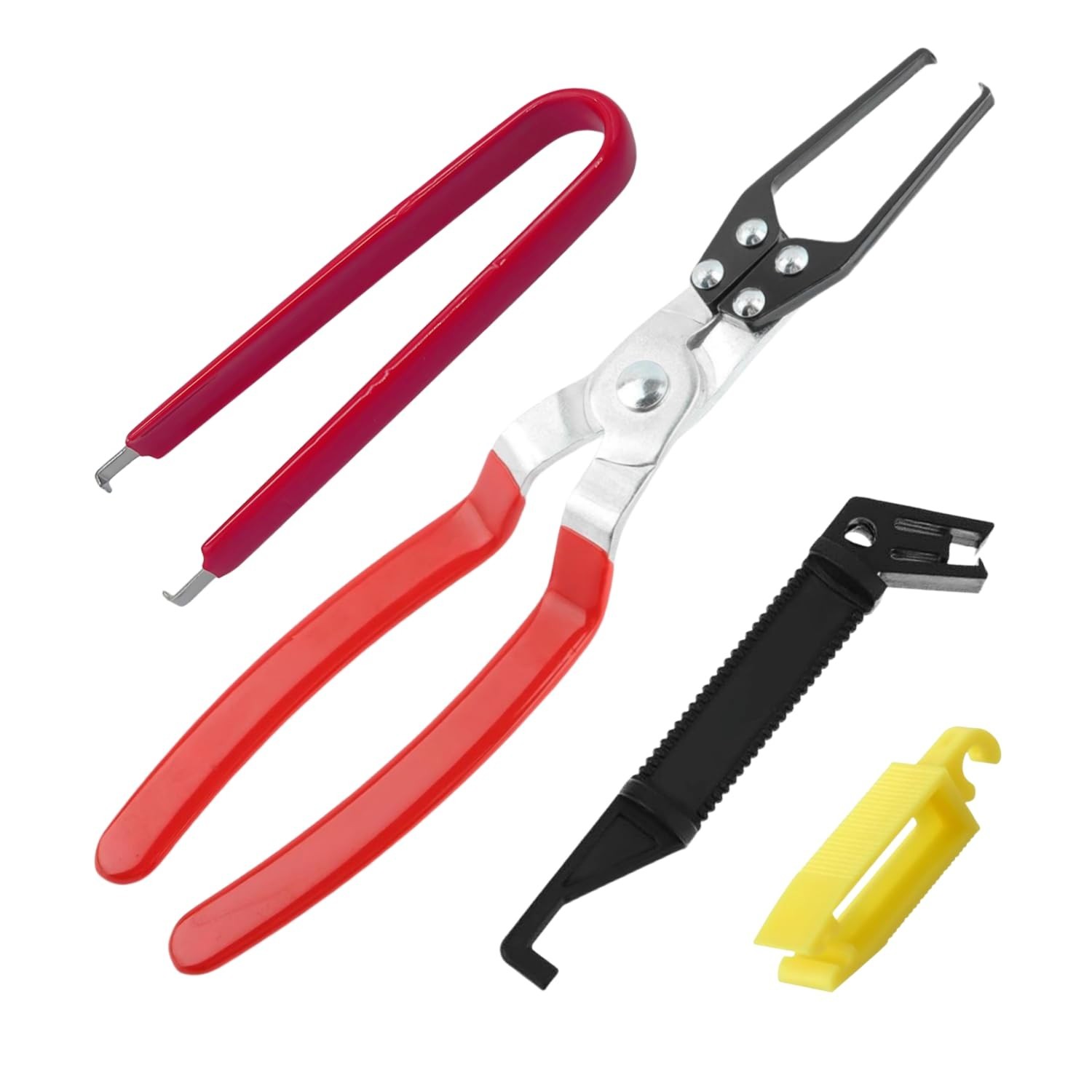 4-Pack Relay Fuse Puller Pliers - Professional Automotive Tool Set for Tight ...