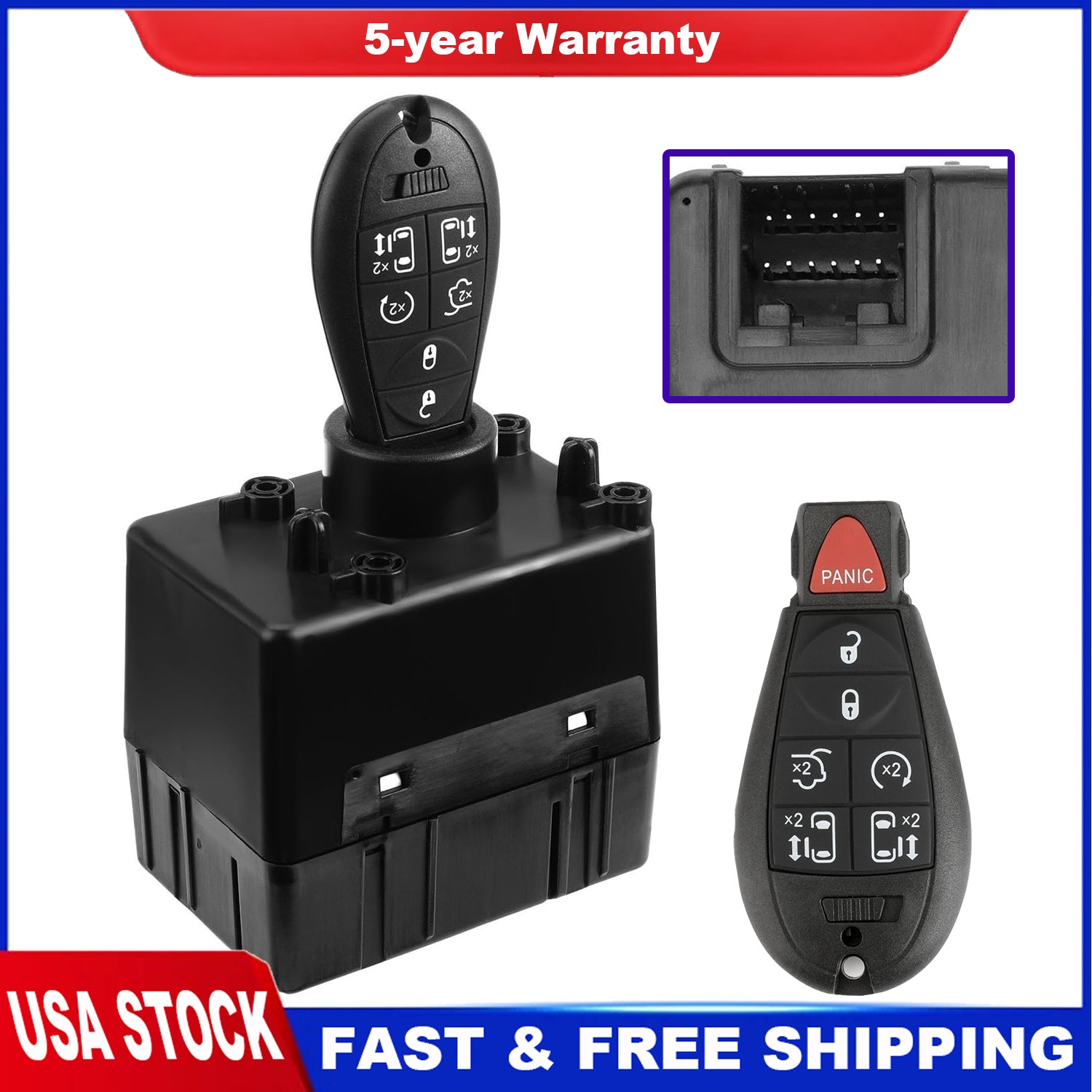 WIN Module Wireless Ignition Node Programmed For 2009-2015 Dodge Ram 2500 3500