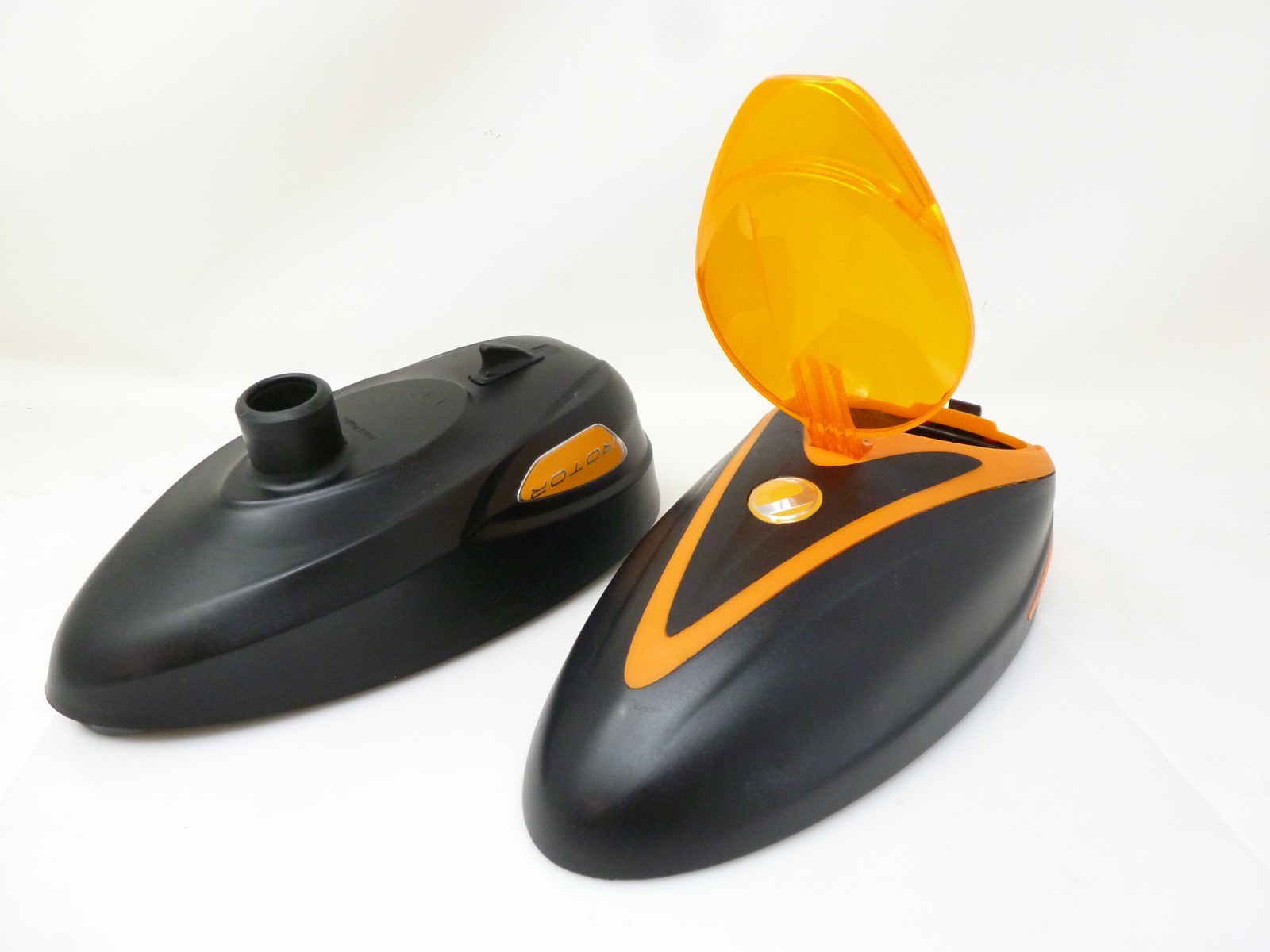 DYE ROTOR V3 TOP & BOTTOM SHELL KIT ORANGE BLACK LID PAINTBALL LOADER FIT LTR V3