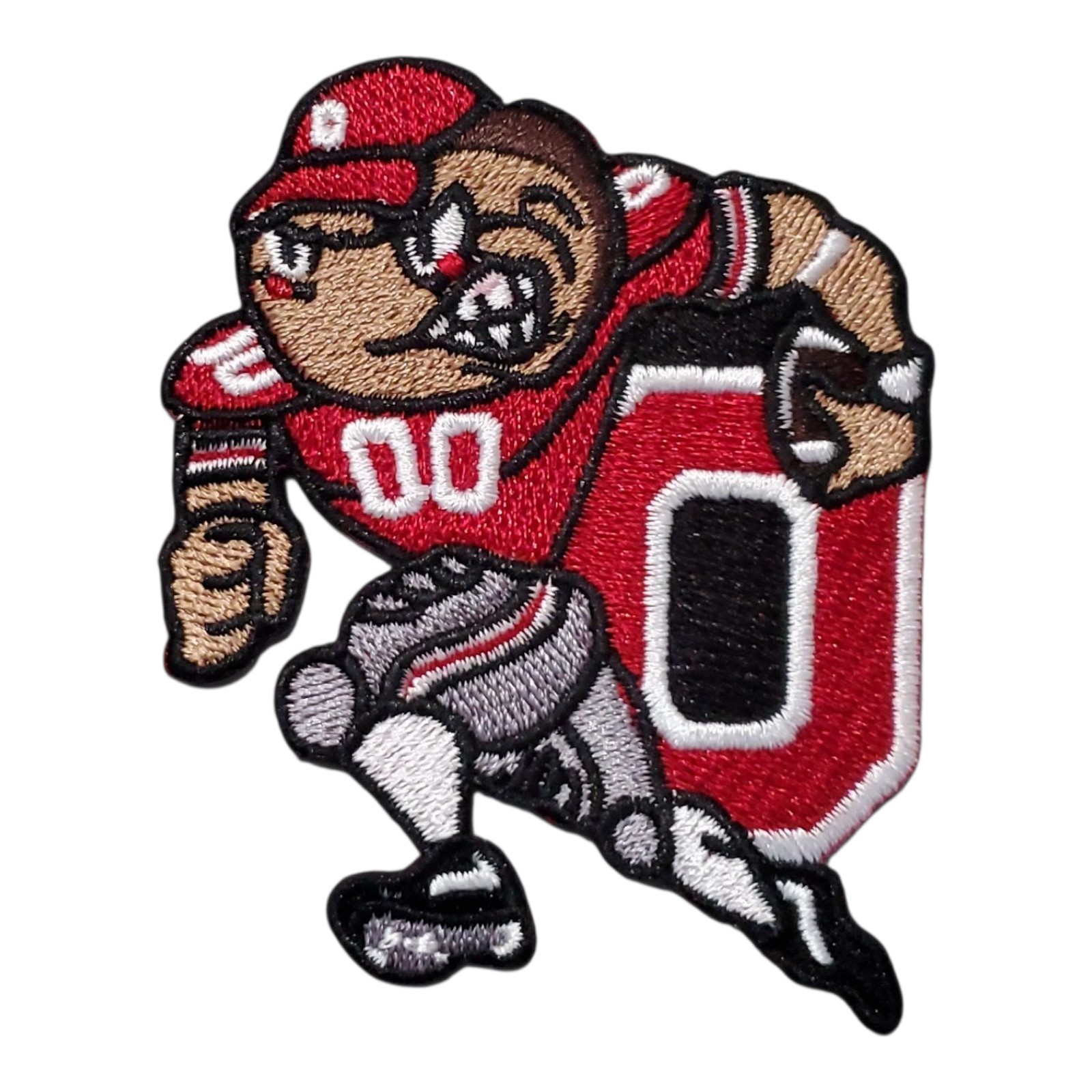 OSU. The Ohio State buckeyes Brutus Vintage Patch. Embroidered. Iron On. 3"x2.5"