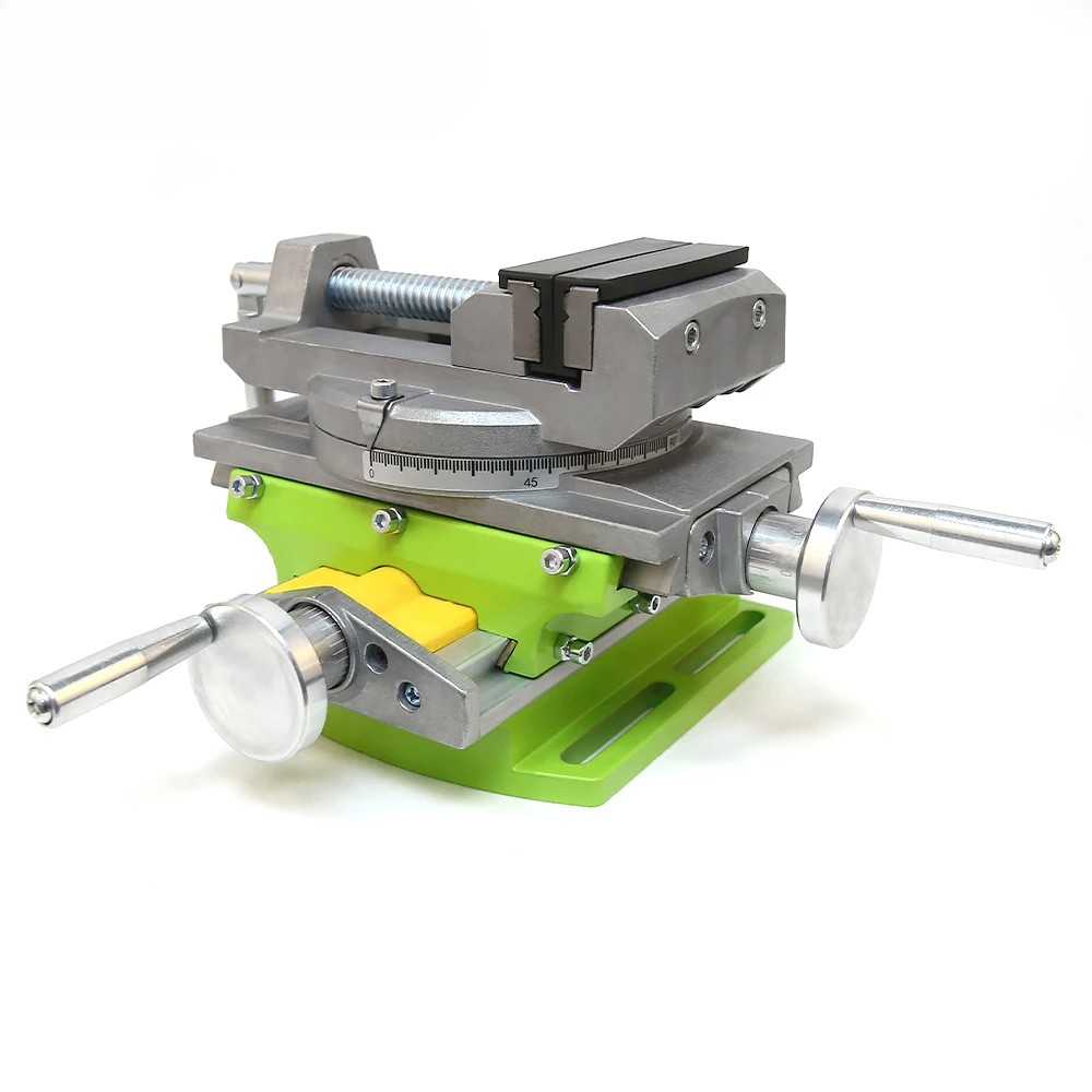 Rotatable Cross Bench Vise Mini Cross Bench Sliding Table Milling Machine