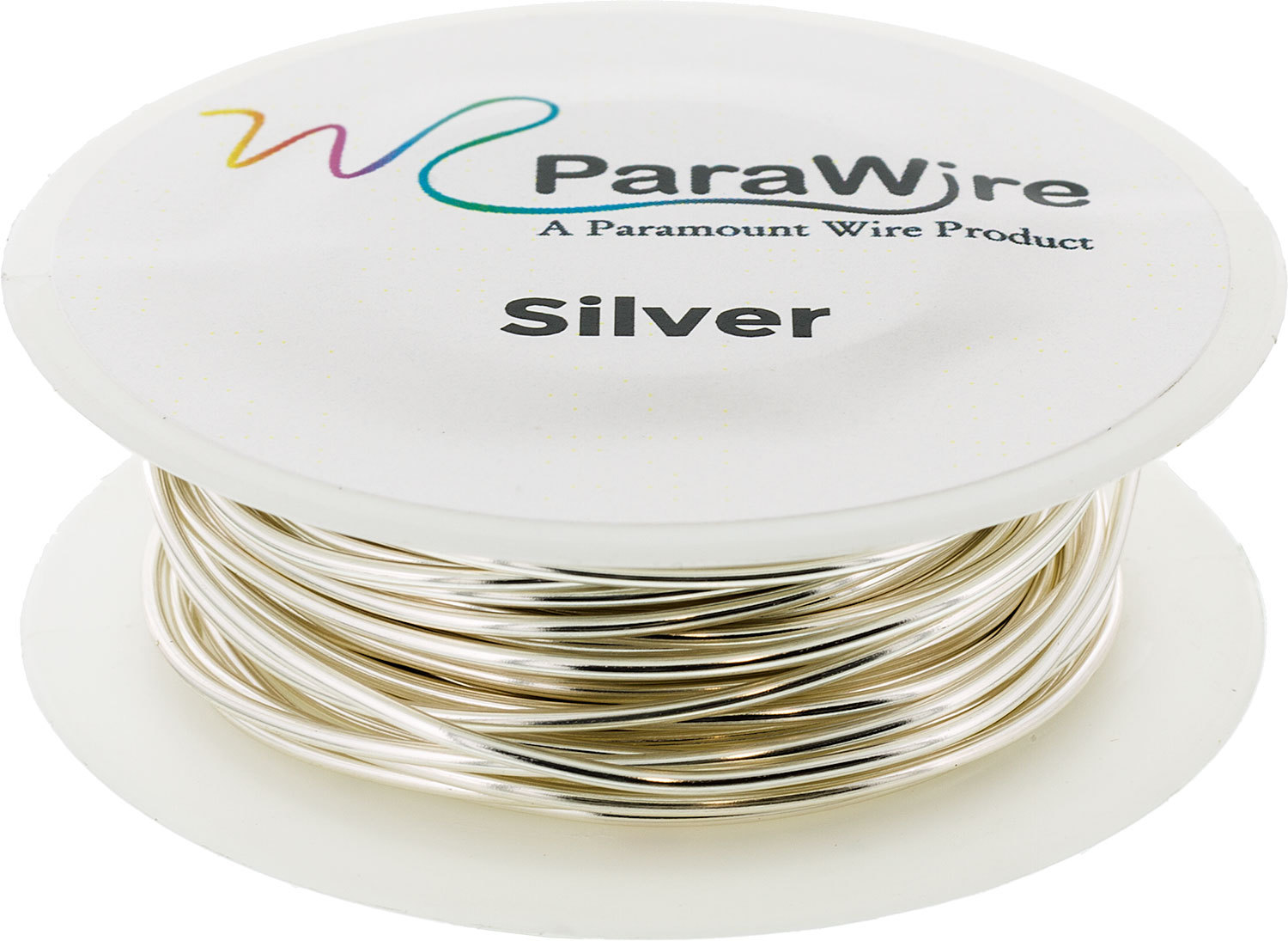 Copper Wire, Silver Plated Parawire 18ga Silver 25' Roll