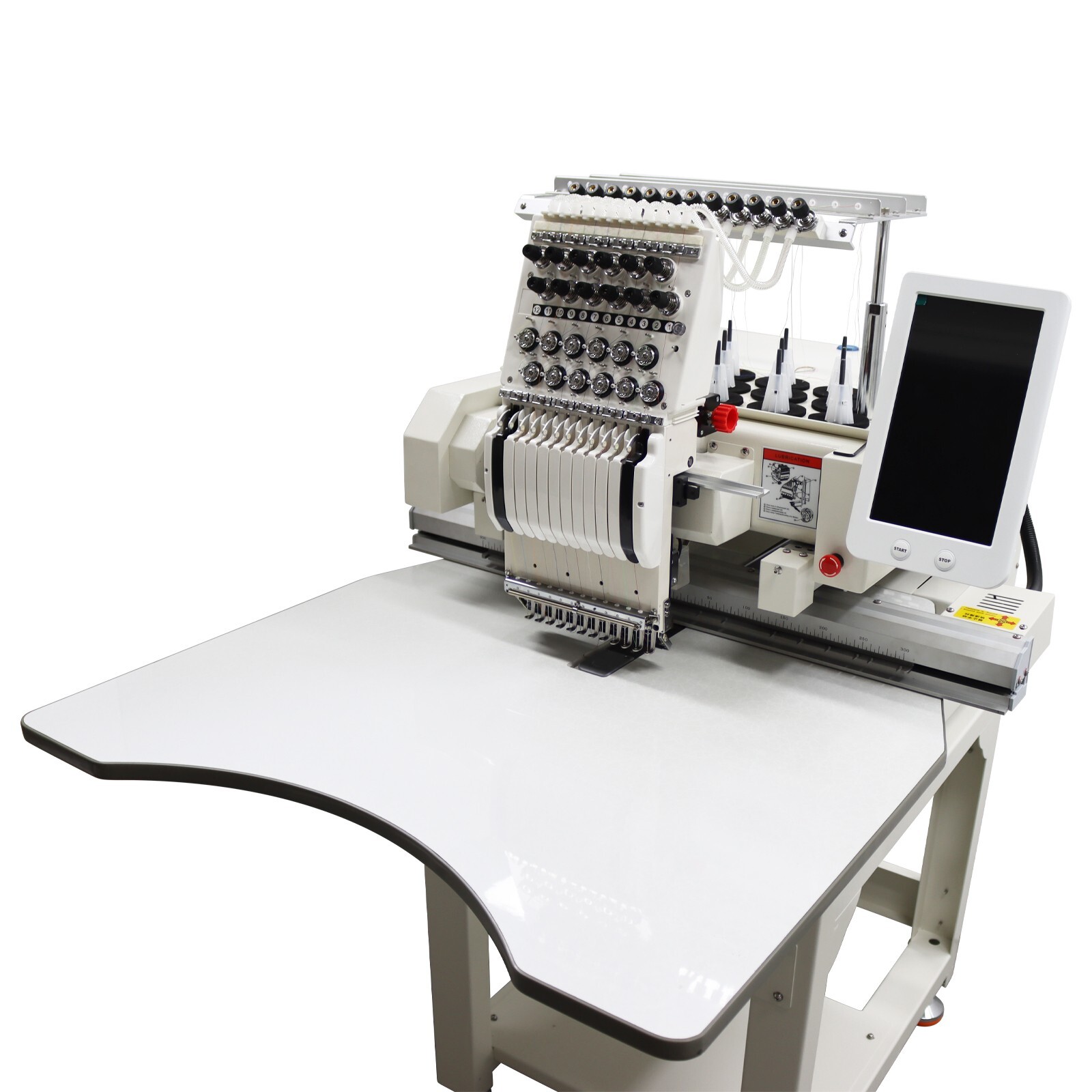 Heavy Duty Single Head 12Needle Commercial Home Automatic Embroidery Machine