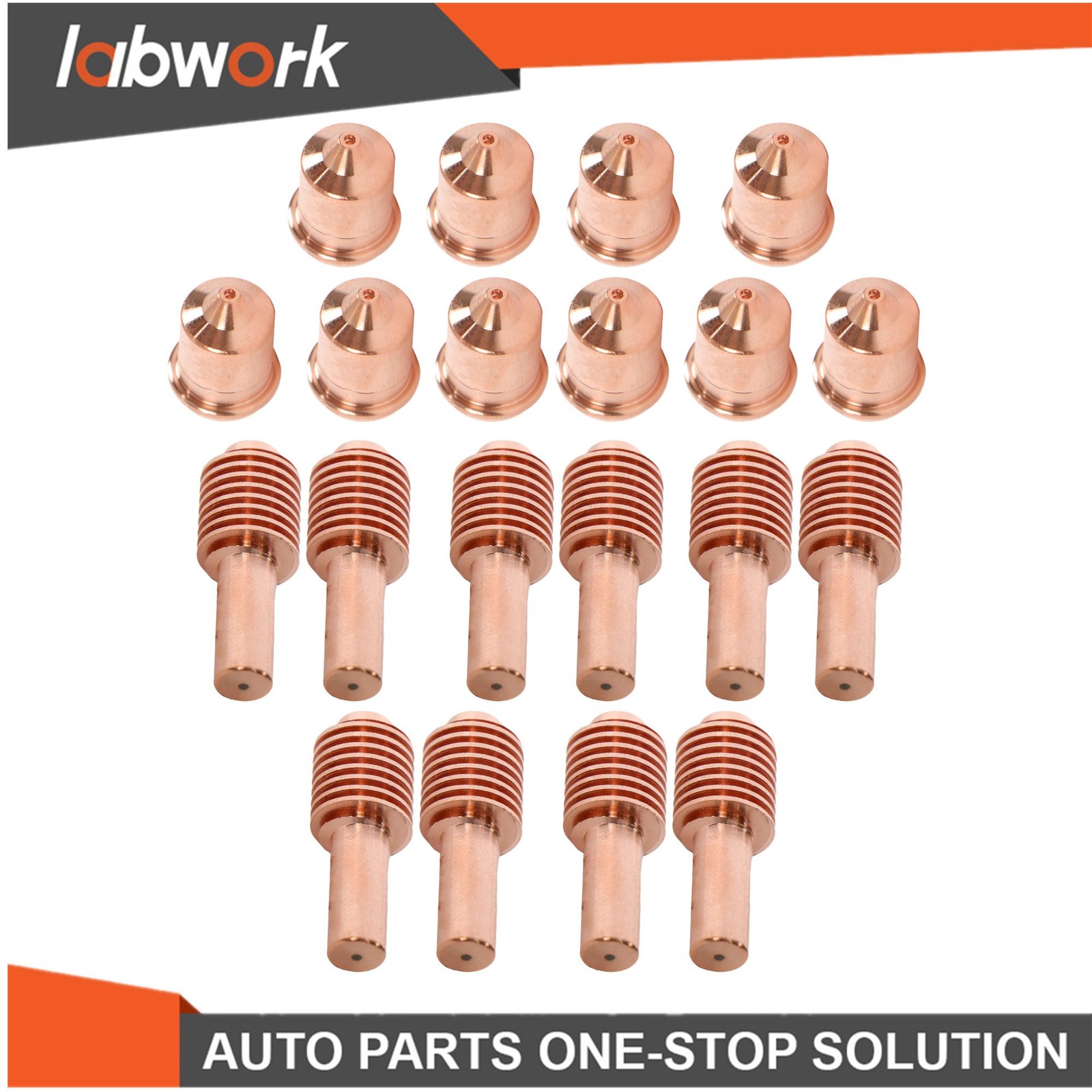 Labwork 20 Pcs 220671 Plasma Cutting Nozzles & 220669 Plasma Electrode Tips Kit