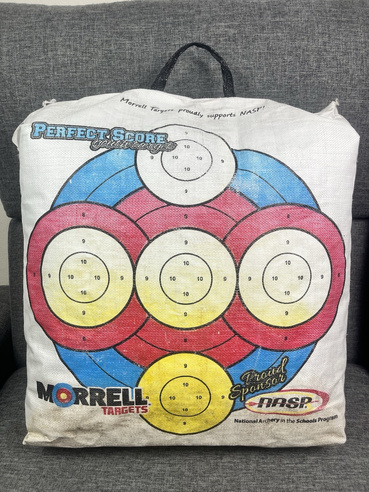 Morrell Supreme Archery Target - White 22x24 In Wide Perfect Score 25lb Bow NASP