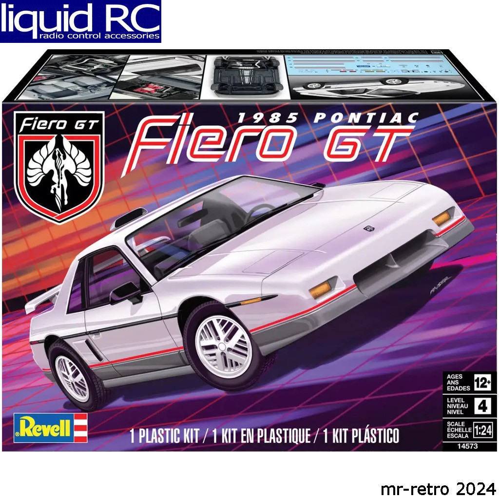 Revell 145739090 1/24 1985 Pontiac Fiero GT Plastic Model Kit