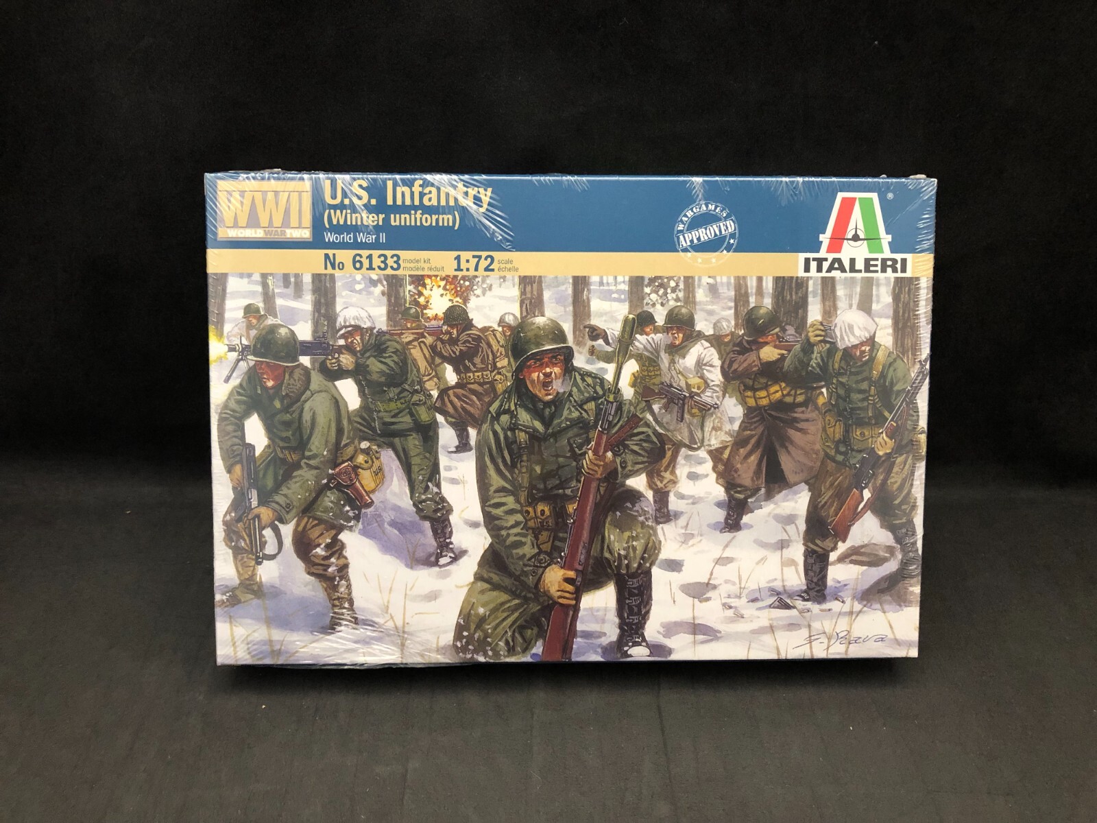 Italeri World War II U.S. Infantry (Winter Uniform) 1:72 Scale Model Kit 6133