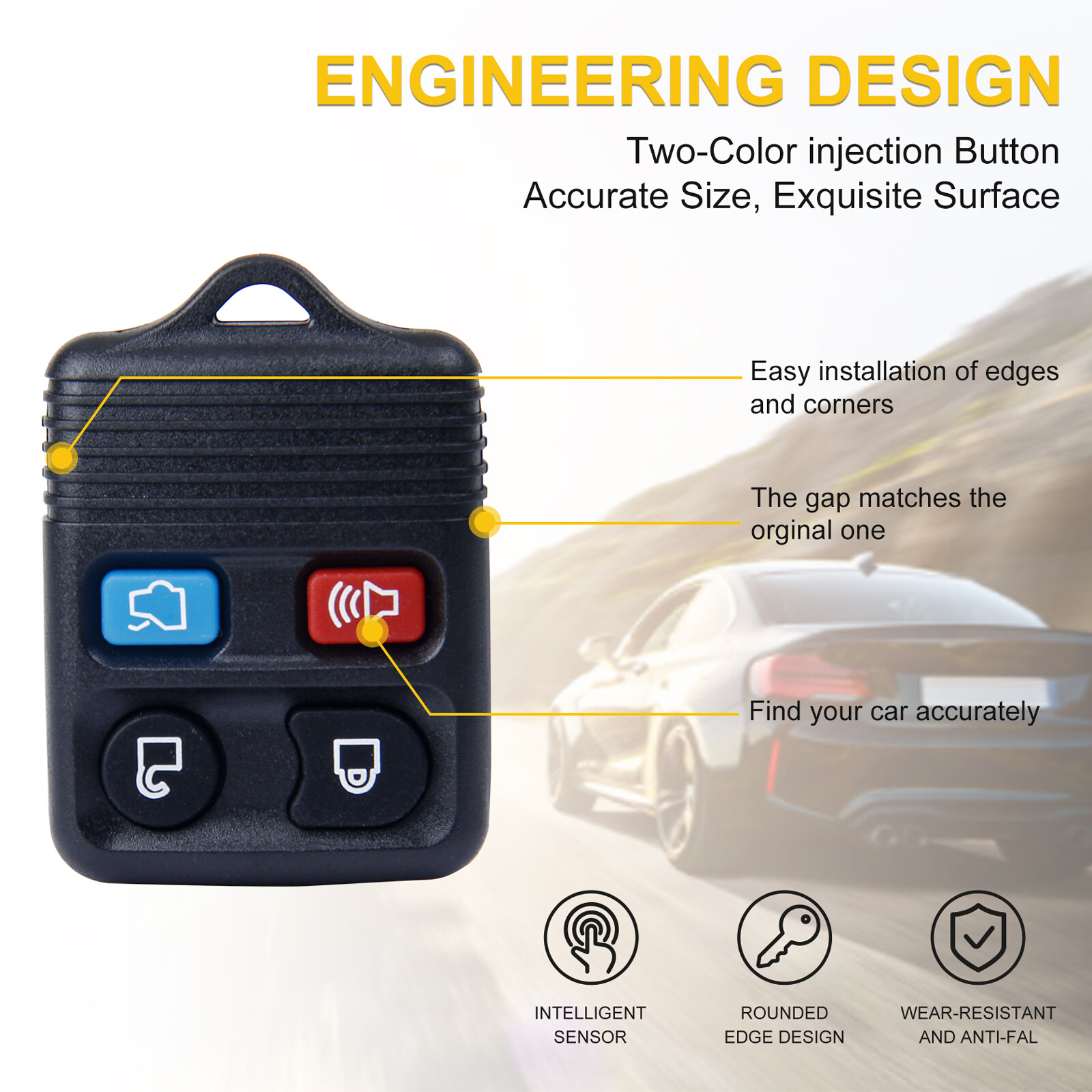 2Pcs Keyless Entry Remote Control Car Key Fob Clicker For 1999-2015 Ford Explore